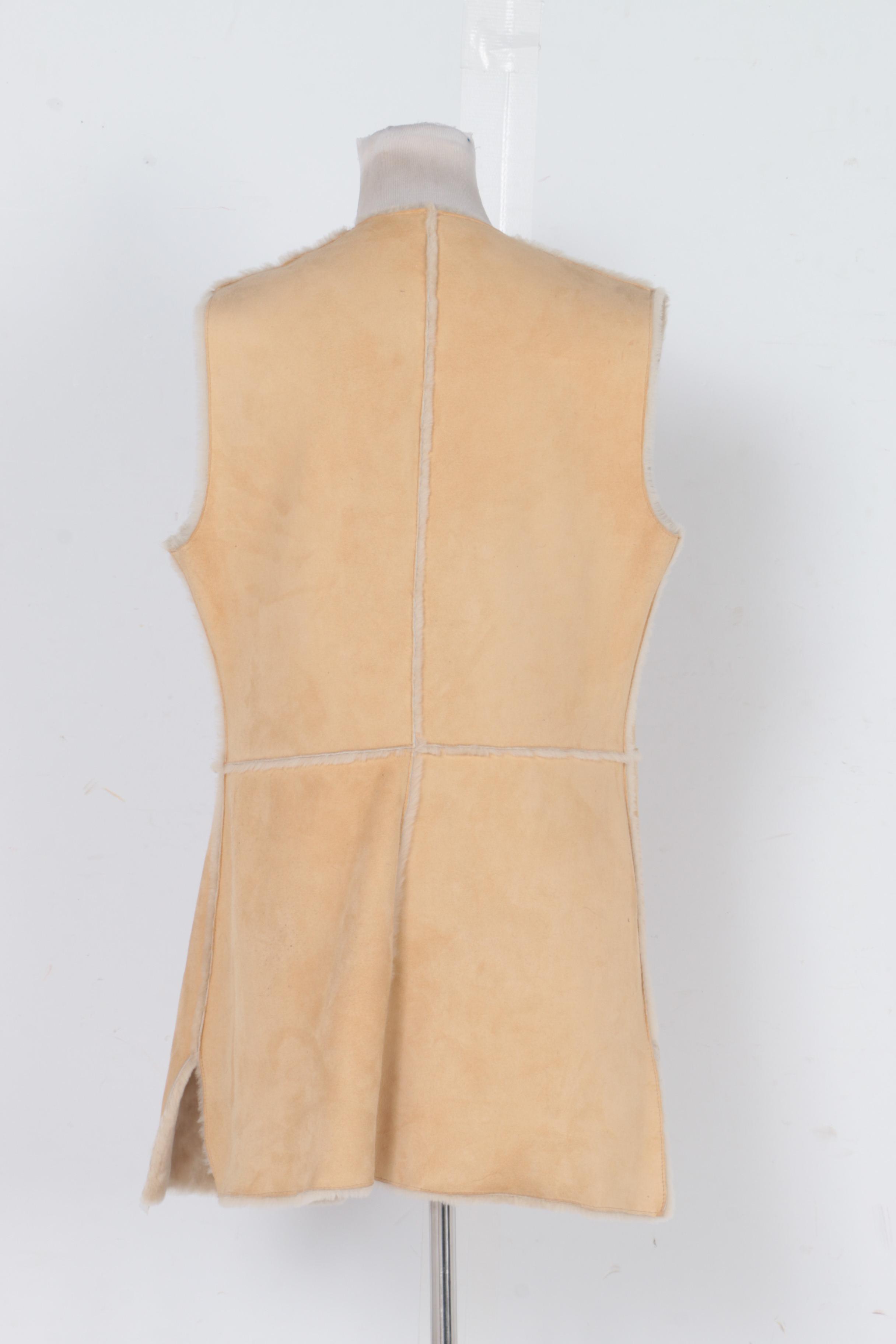 Women's Suede and Shearling Vest