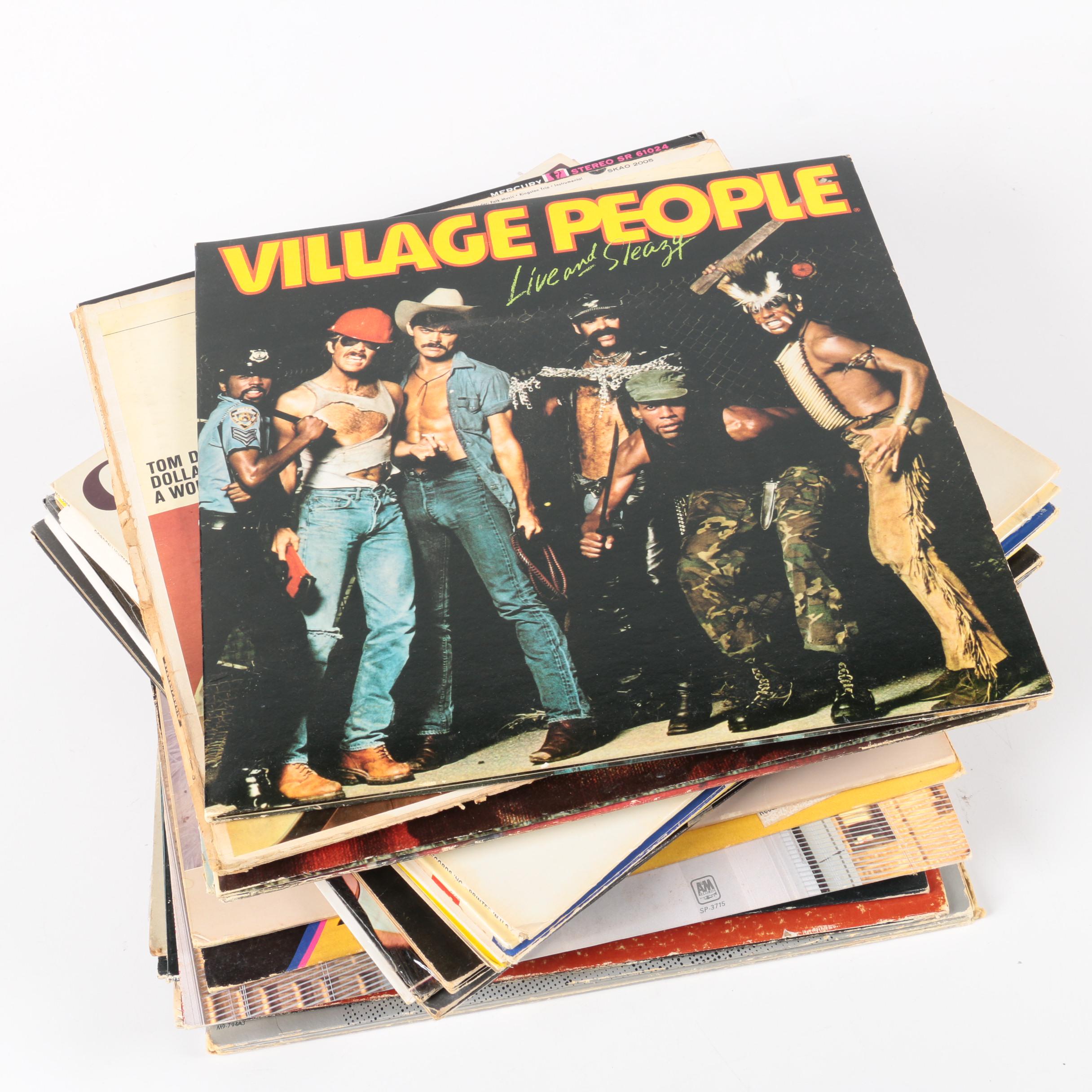 Beatles, Creedence, Iron Butterfly and Other Rock LPs