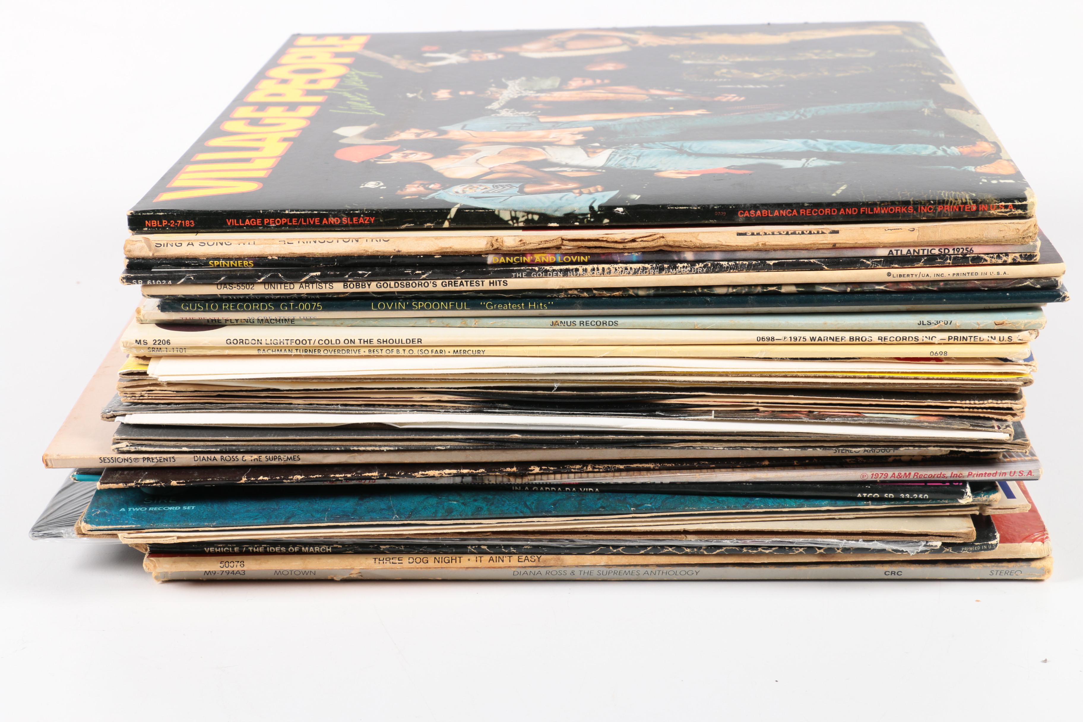 Beatles, Creedence, Iron Butterfly and Other Rock LPs