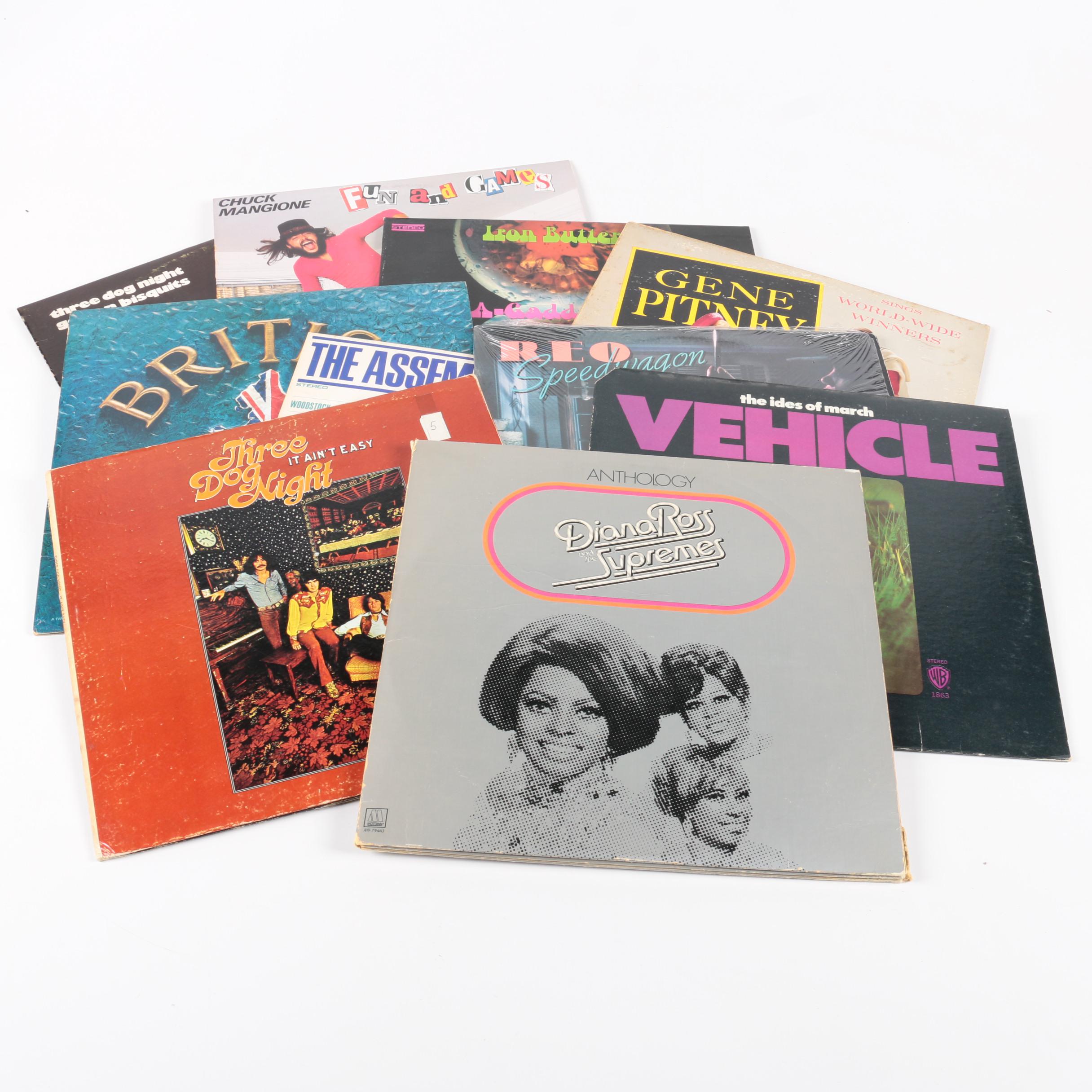 Beatles, Creedence, Iron Butterfly and Other Rock LPs