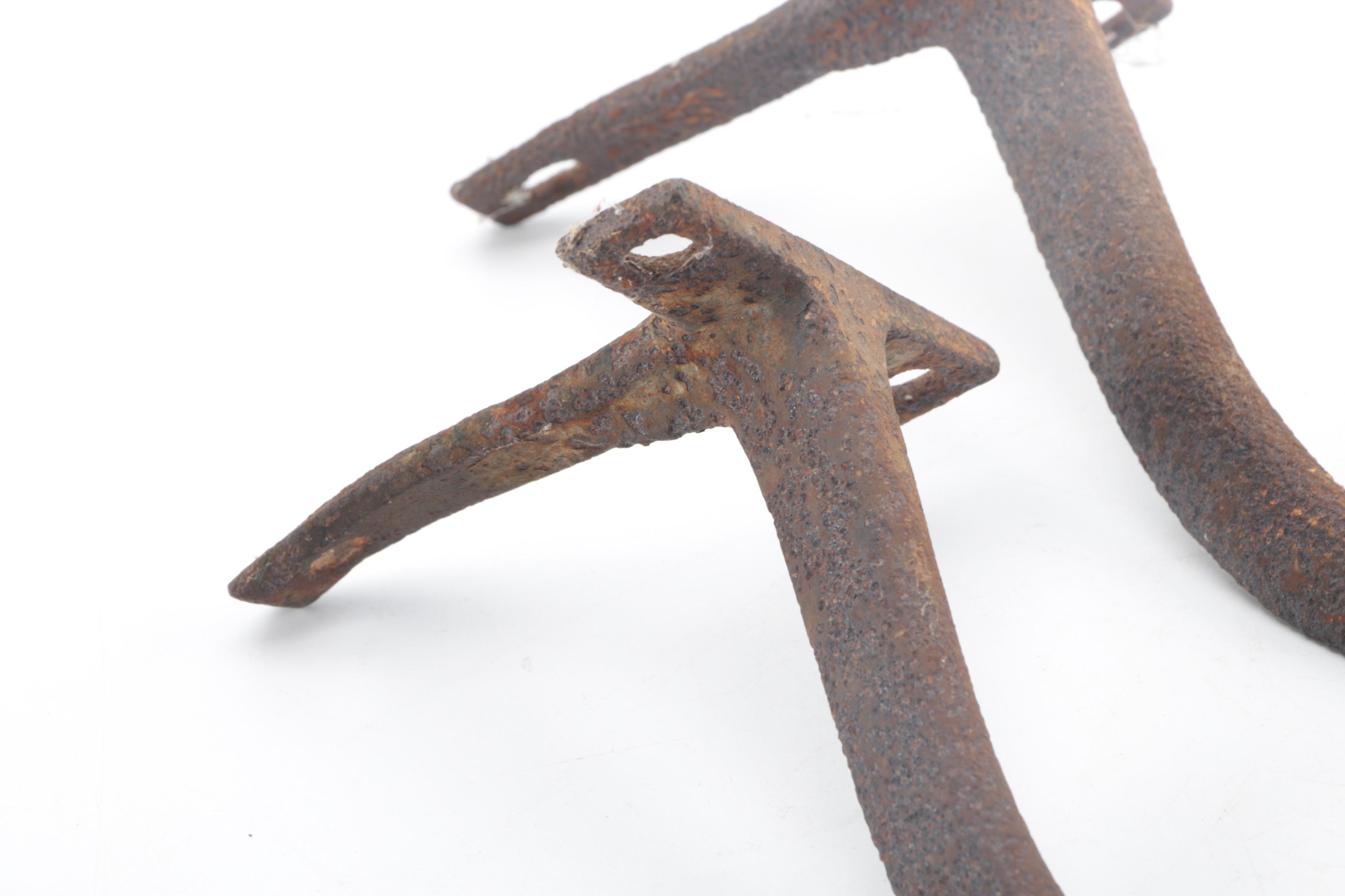 Antique Cast Iron Horse-Drawn Carriage Steps