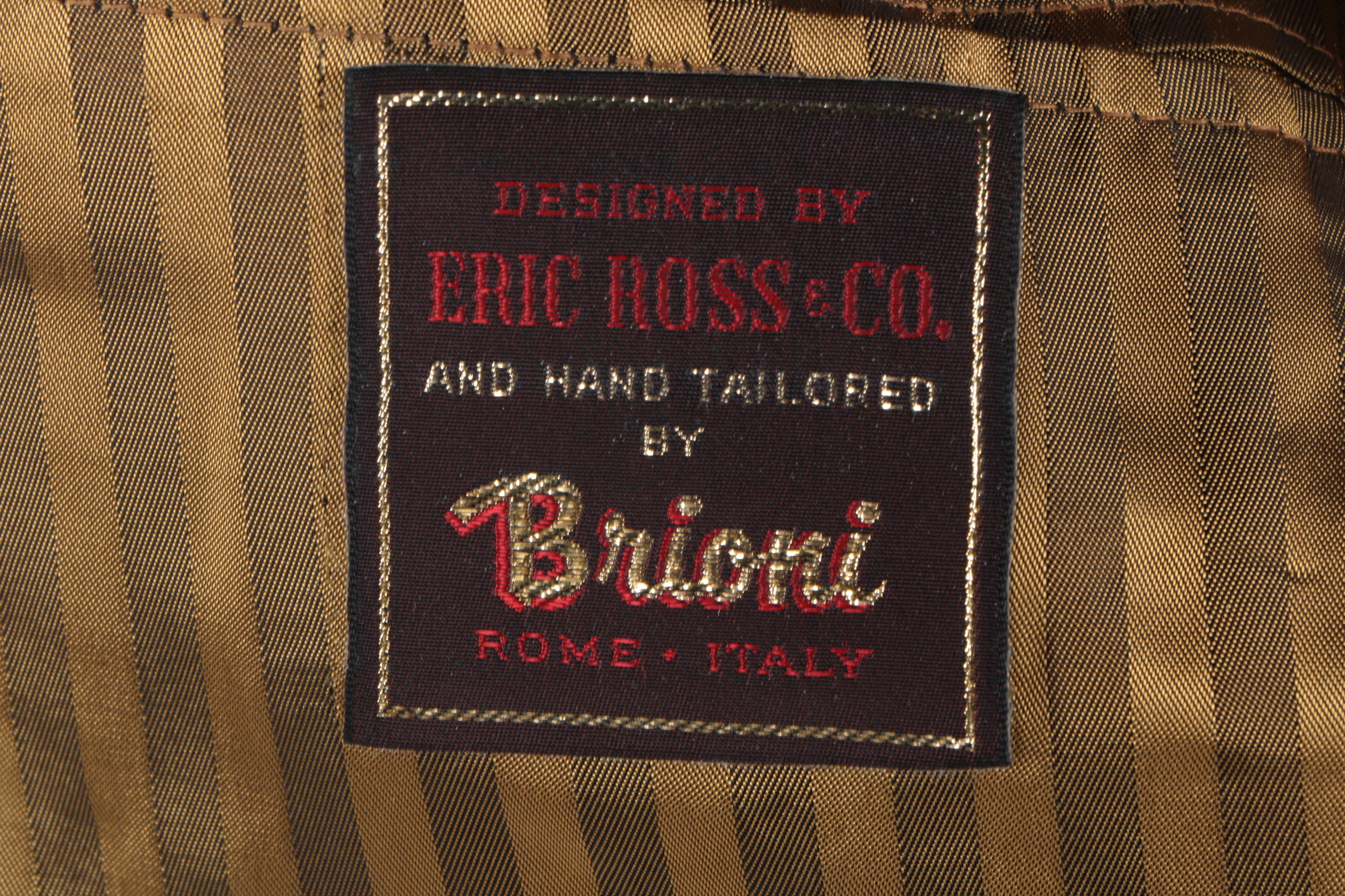 Men's Vintage Eric Ross & Co. Suit with Brioni Tailoring