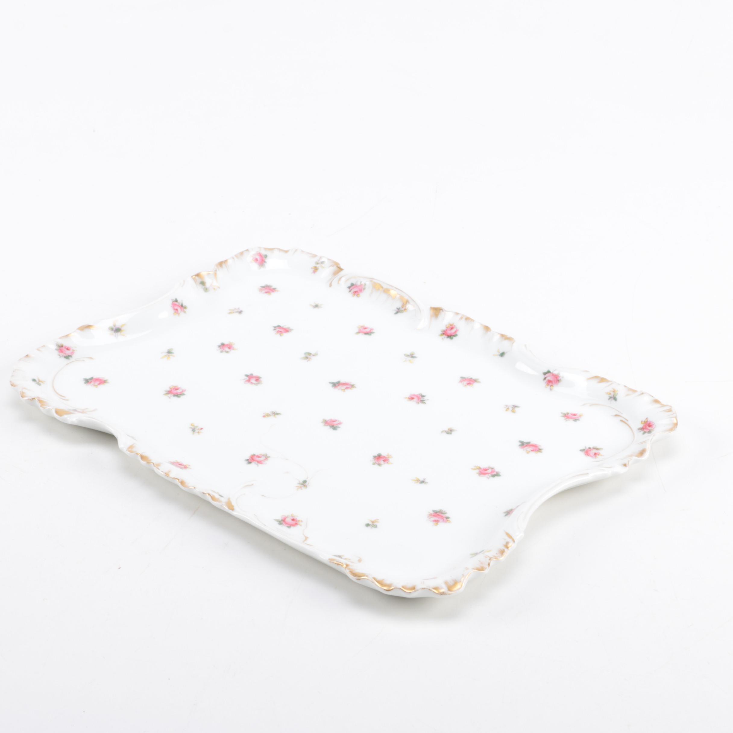 Antique Haviland & Co. Porcelain Tray