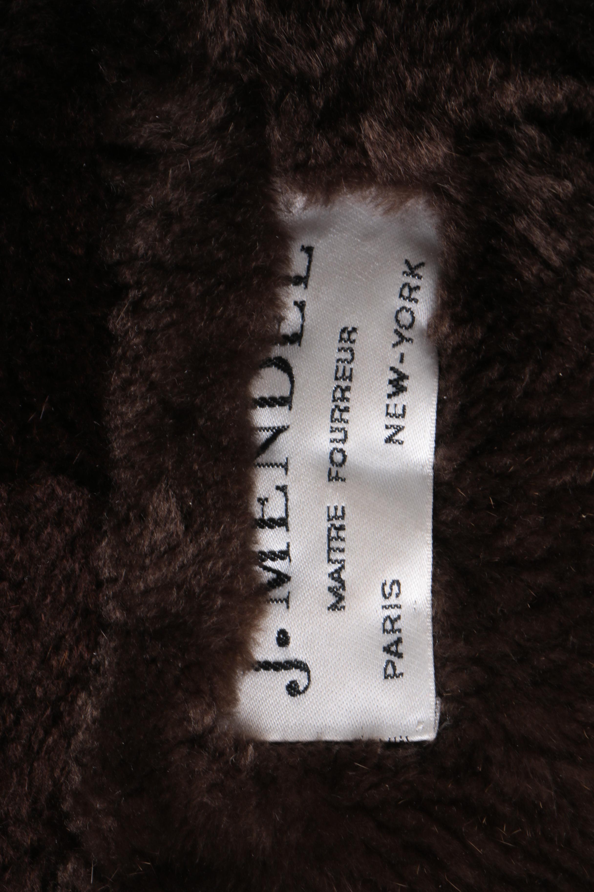 Women's J. Mendel Rain Coat with Sheared Beaver Fur