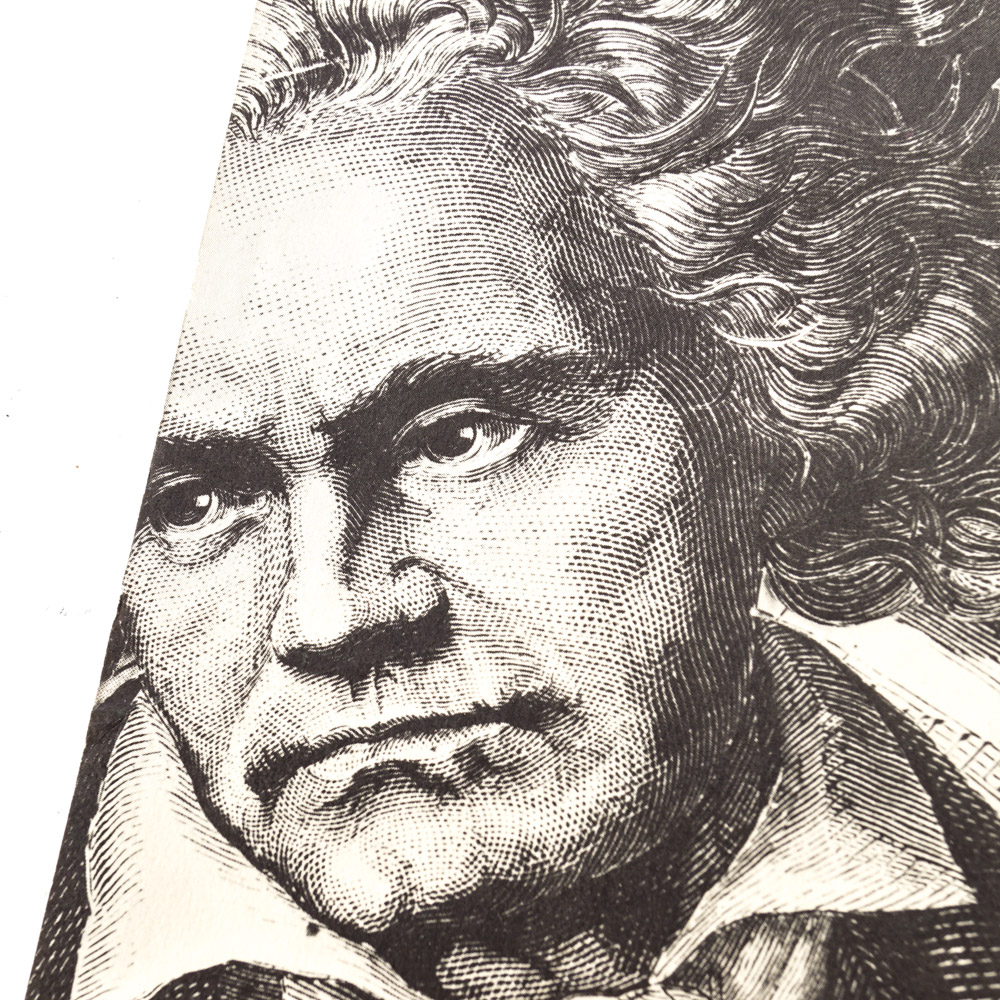 "Bravo" Beethoven Offset Lithograph