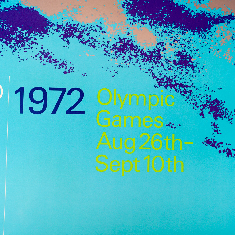 "Kiel 1972 Olympic Games" Sailing Lithograph Posters by Otl Aicher