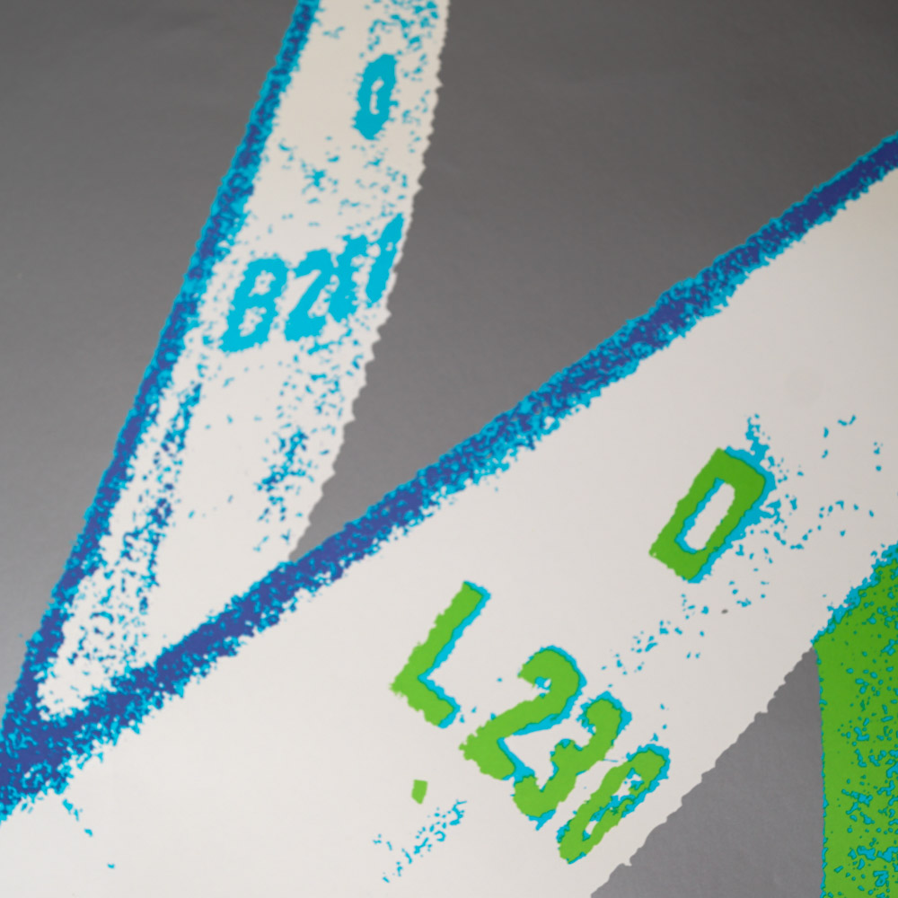 "Kiel 1972 Olympic Games" Sailing Lithograph Posters by Otl Aicher