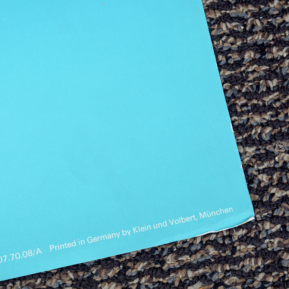 "Kiel 1972 Olympic Games" Sailing Lithograph Posters by Otl Aicher