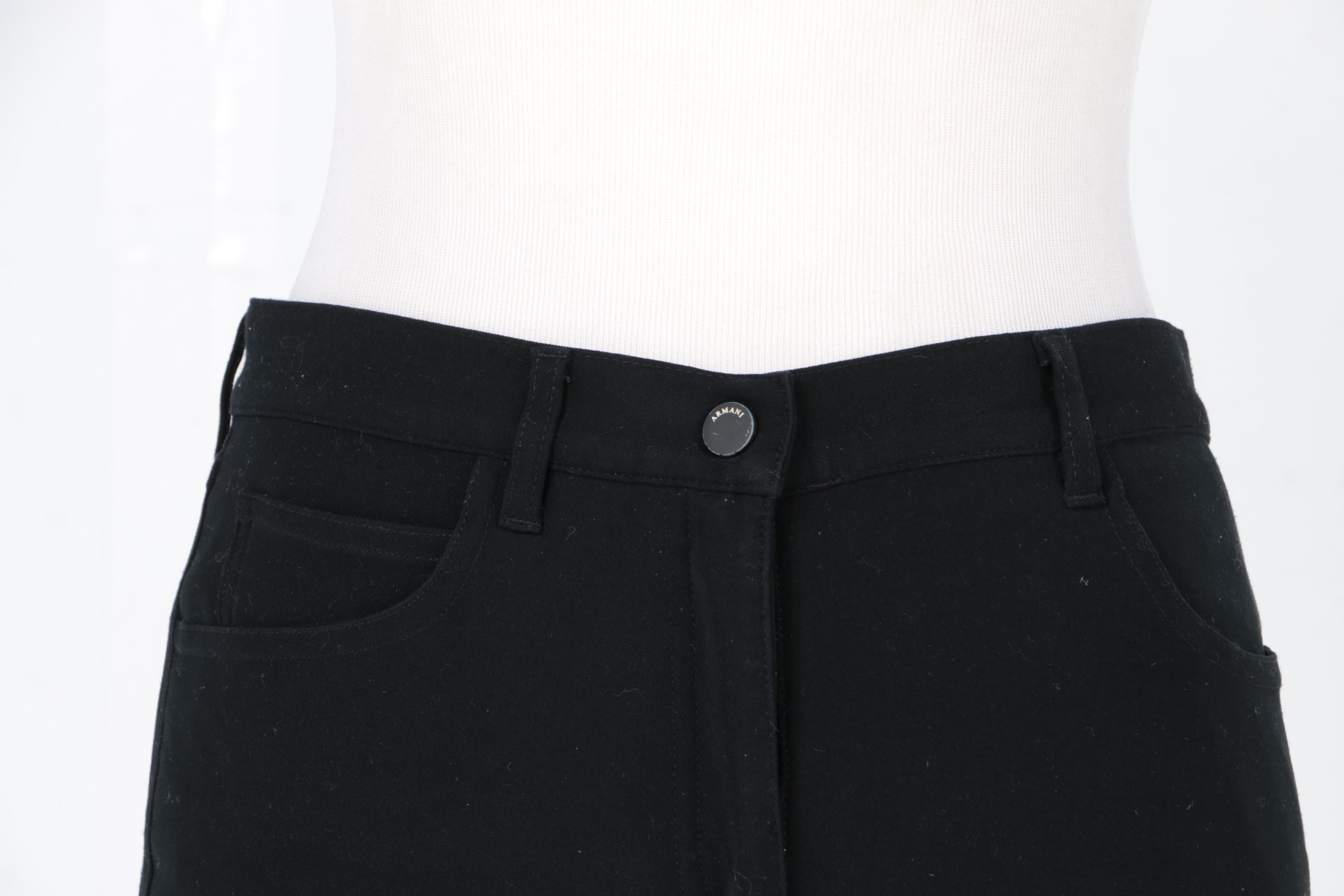 Armani Collezioni Black Pants