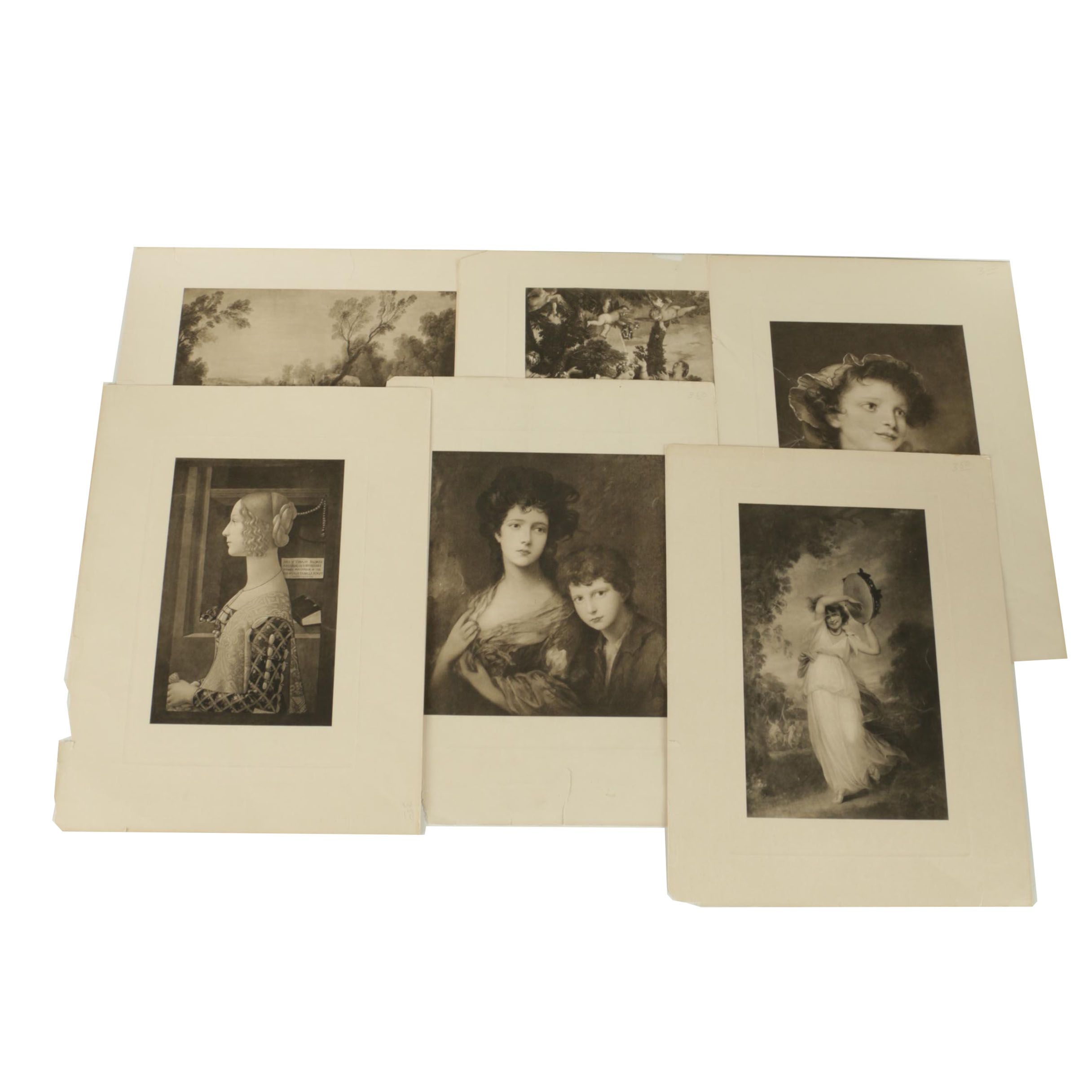 Rotogravures After Original Paintings