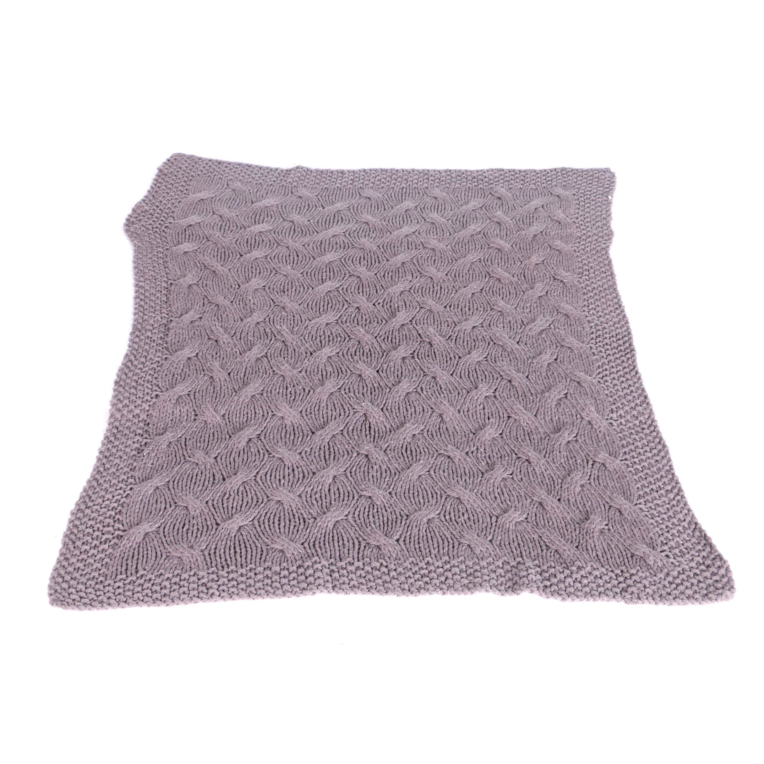 Pom Pom at Home Knitted Throw
