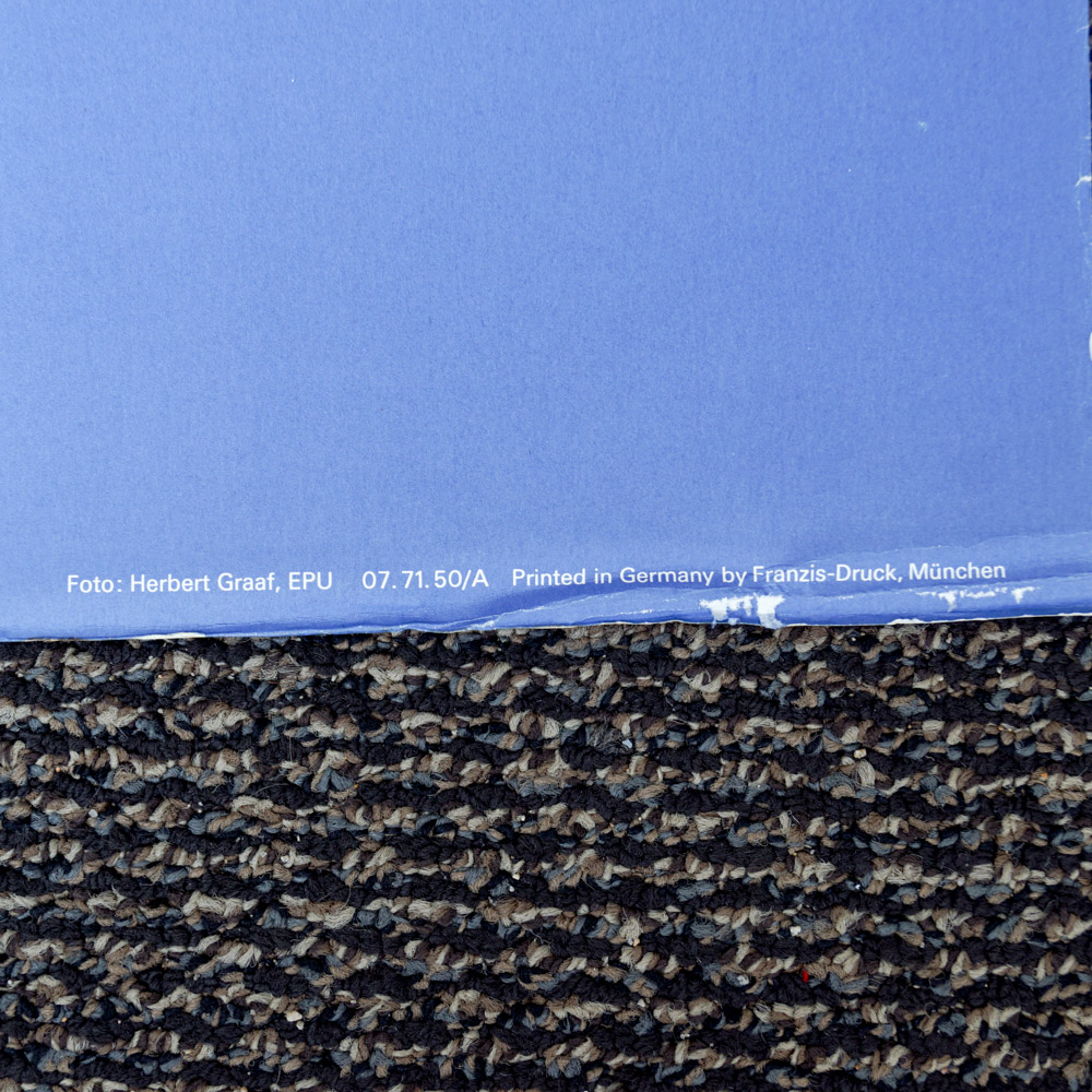 Otl Aicher Designed 1972 Munich Olympic Games Swimming Poster