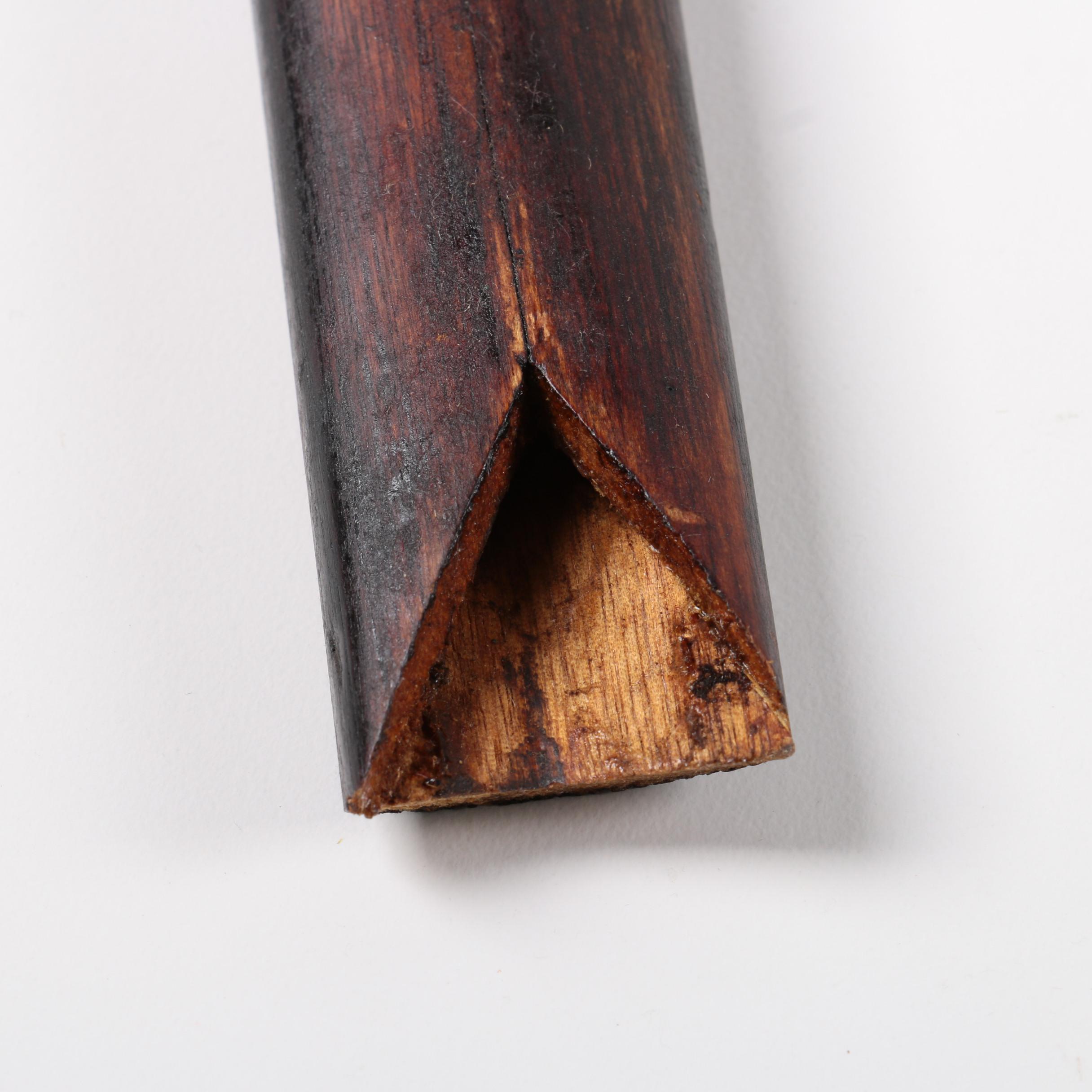 Straight-Bladed Kris Sword with Wooden Case