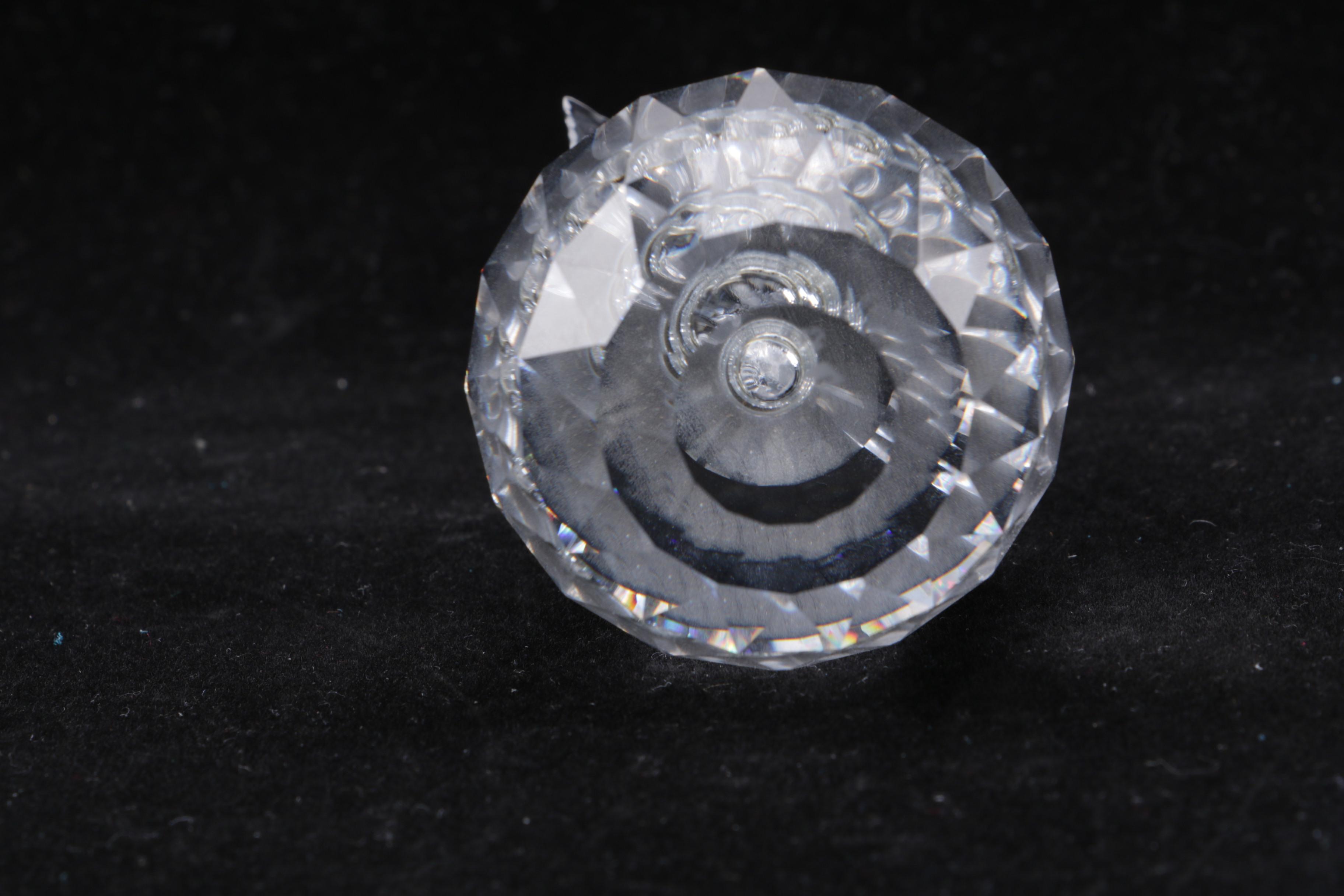 Swarovski Crystal Apple Figurine