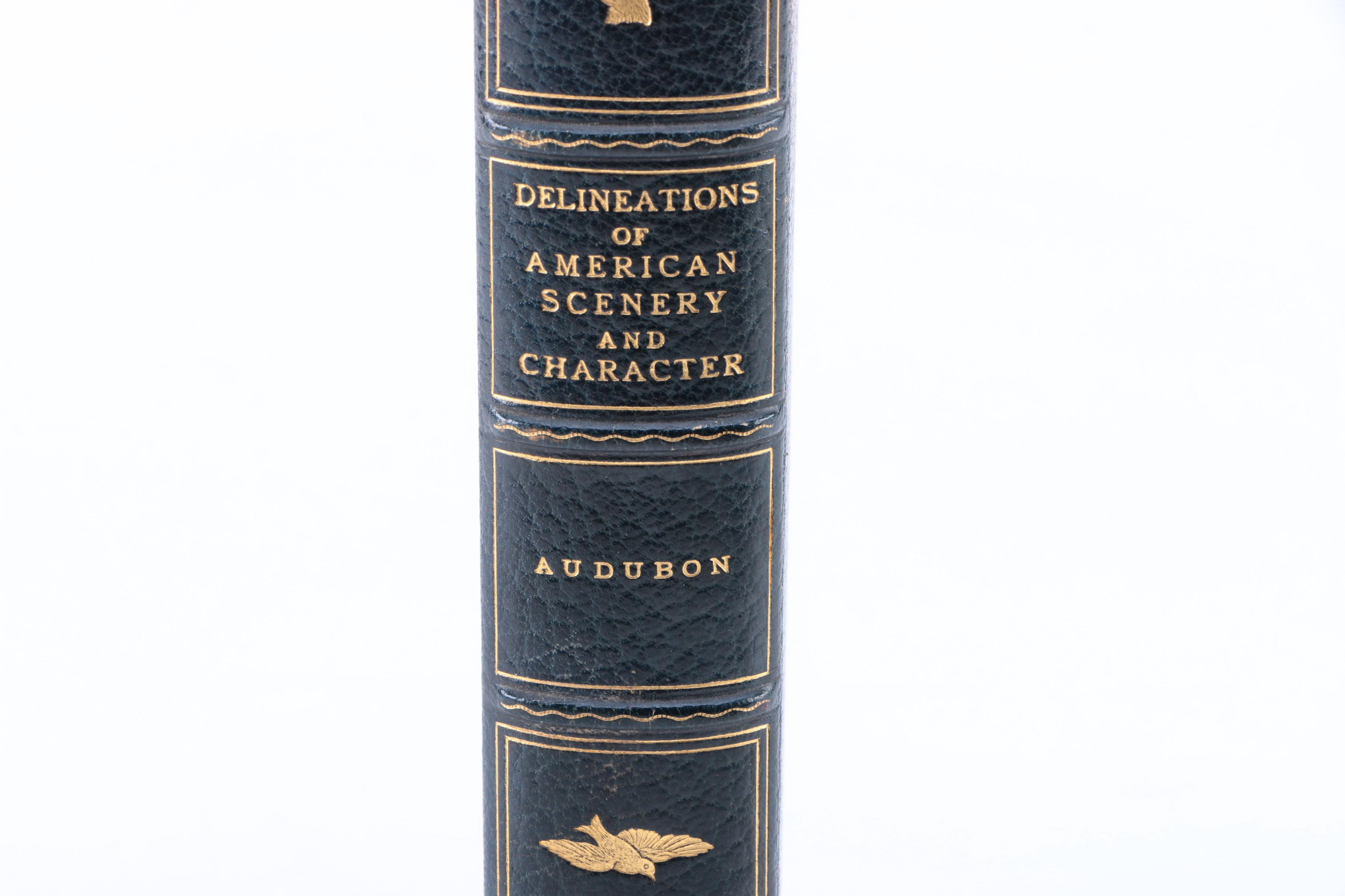 1926 "Delineations of American Scenery and Character" by John James Audubon