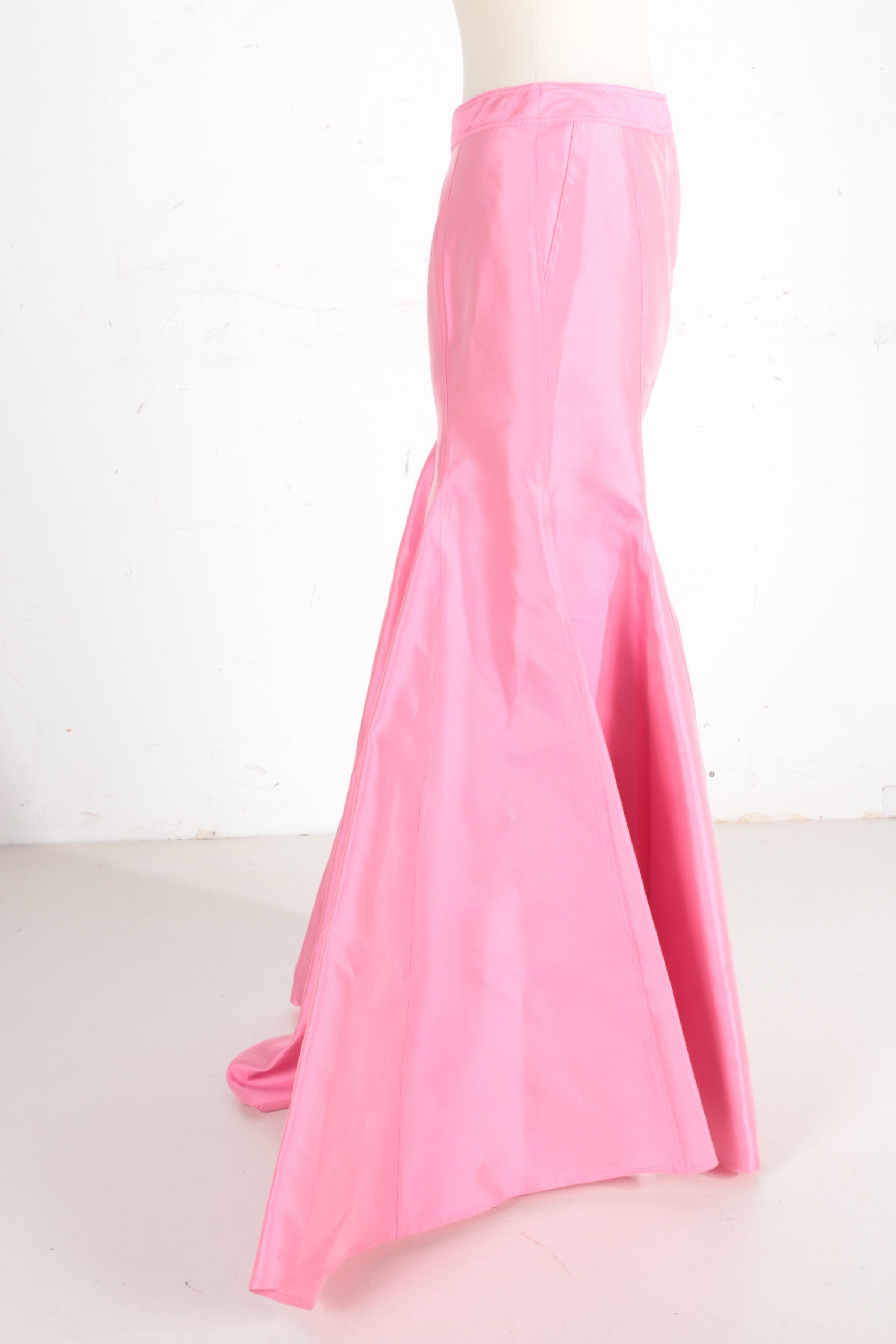 Charles Nolan Silk Trumpet Skirt