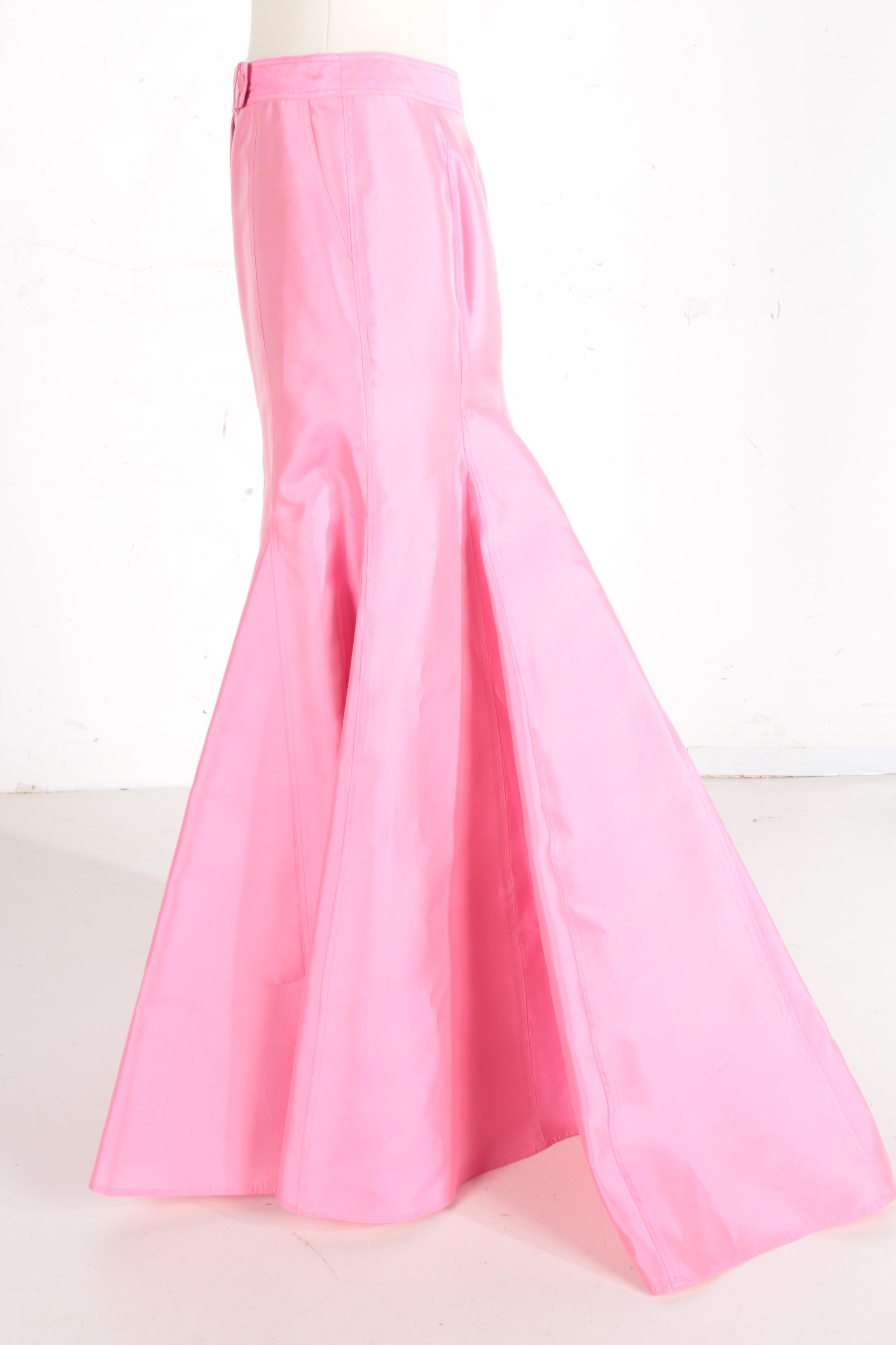 Charles Nolan Silk Trumpet Skirt