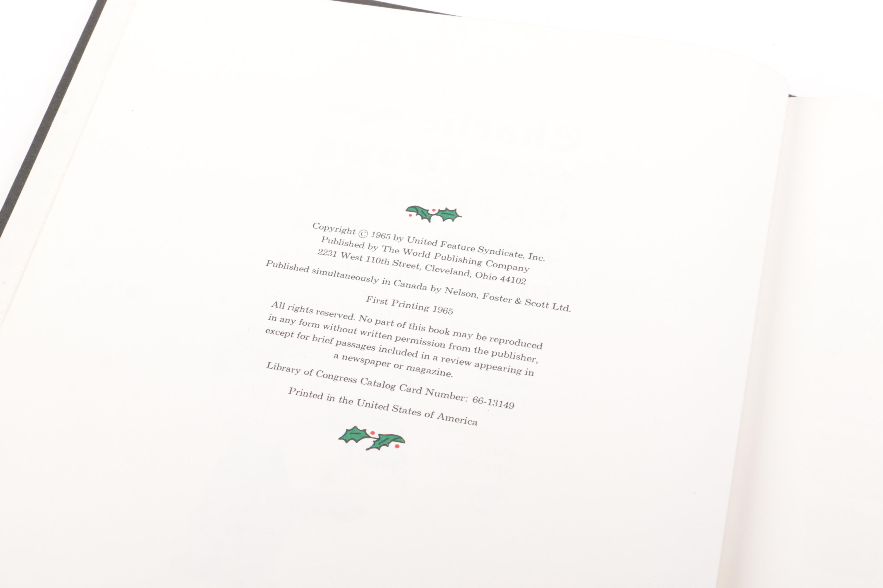 Collection of First Edition "Peanuts" Hardcover Books by Charles M. Schulz