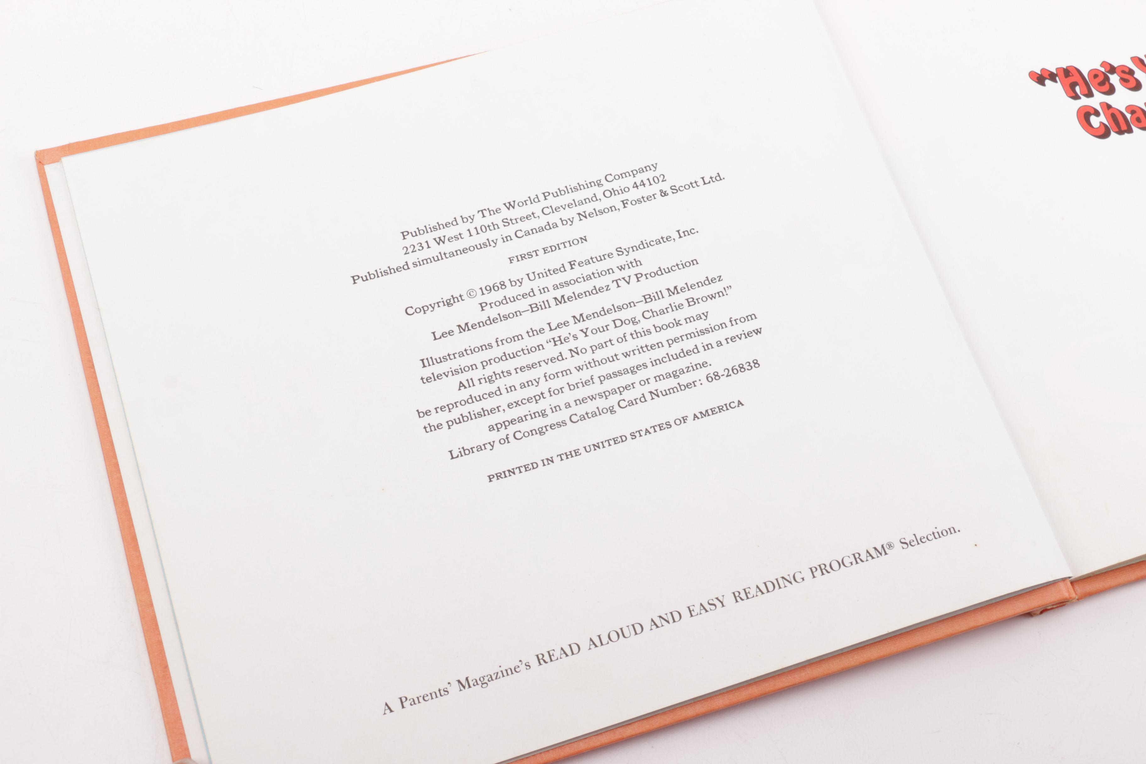 Collection of First Edition "Peanuts" Hardcover Books by Charles M. Schulz