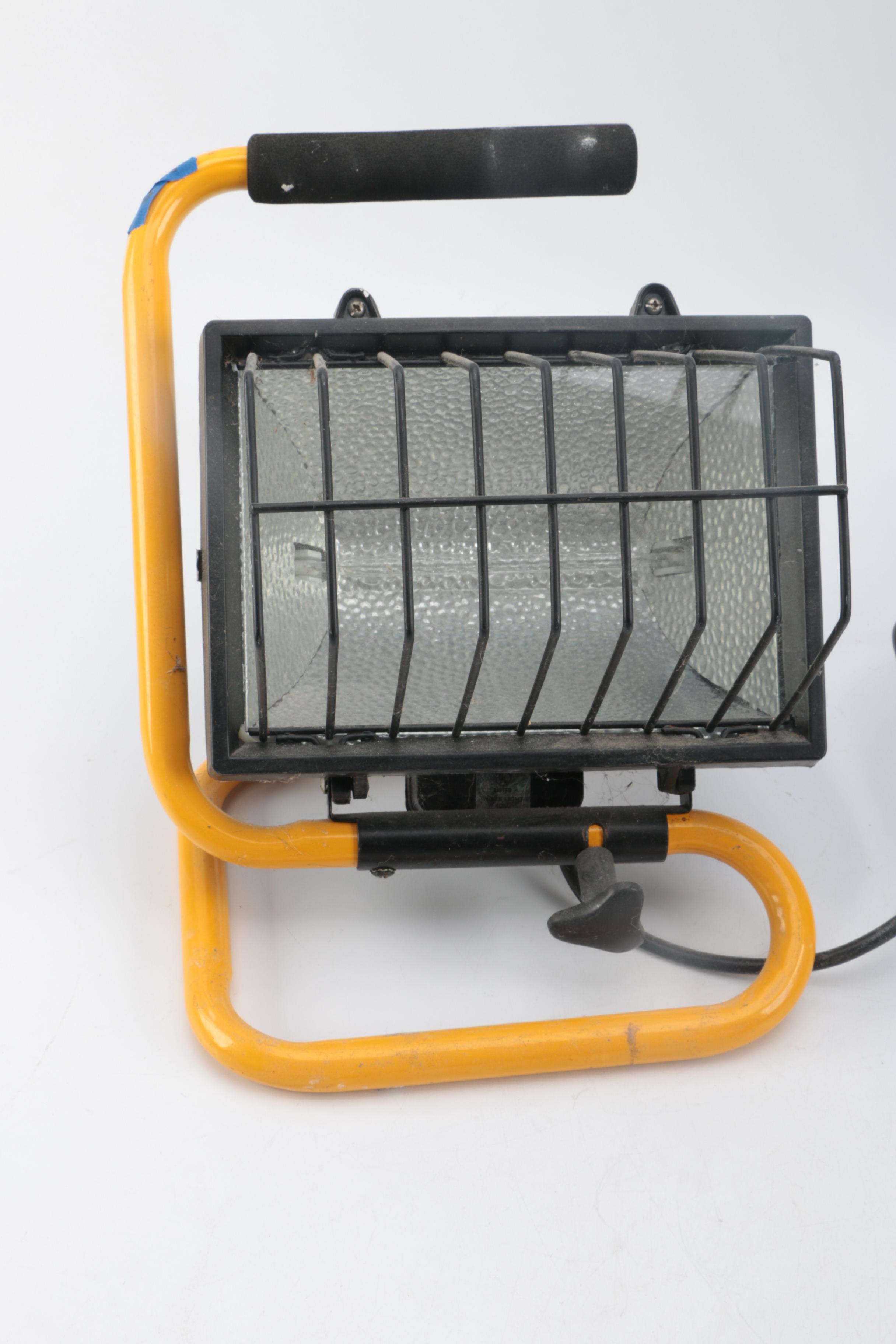 Pair of 500 Watt Work Lights