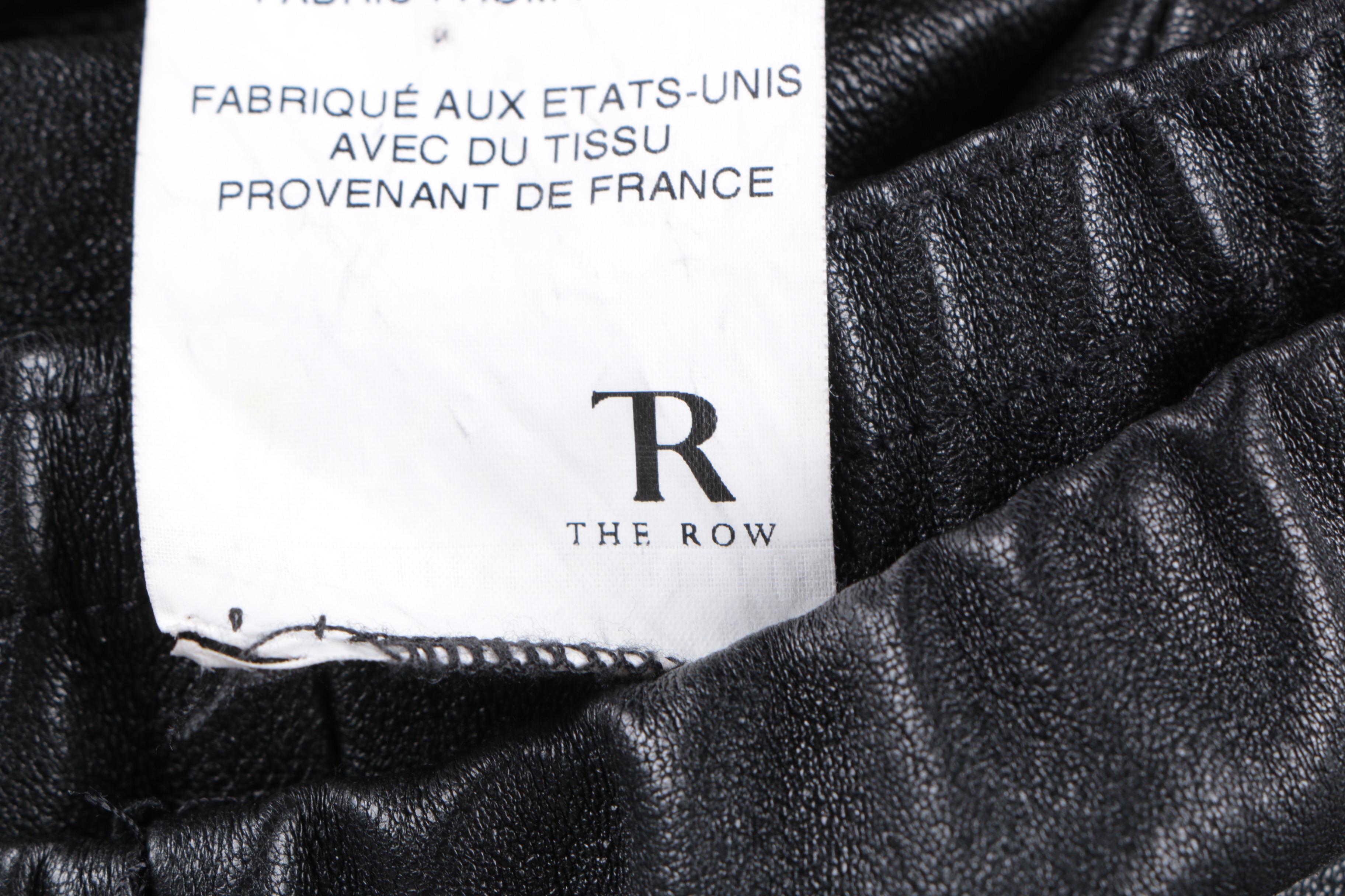 The Row Lambskin Pants