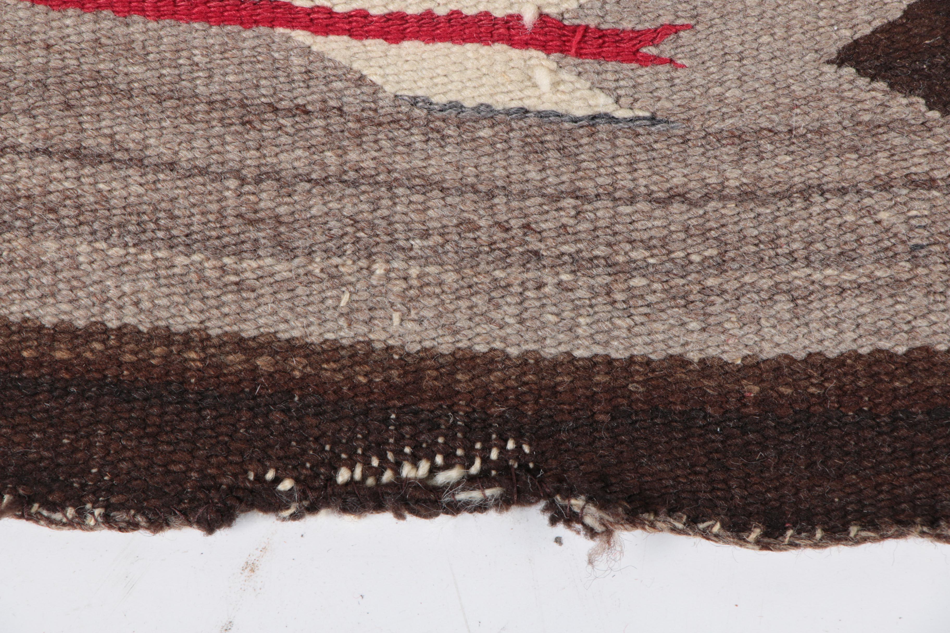 Circa 1920 Navajo Regional Reservation Handwoven Wool Rug