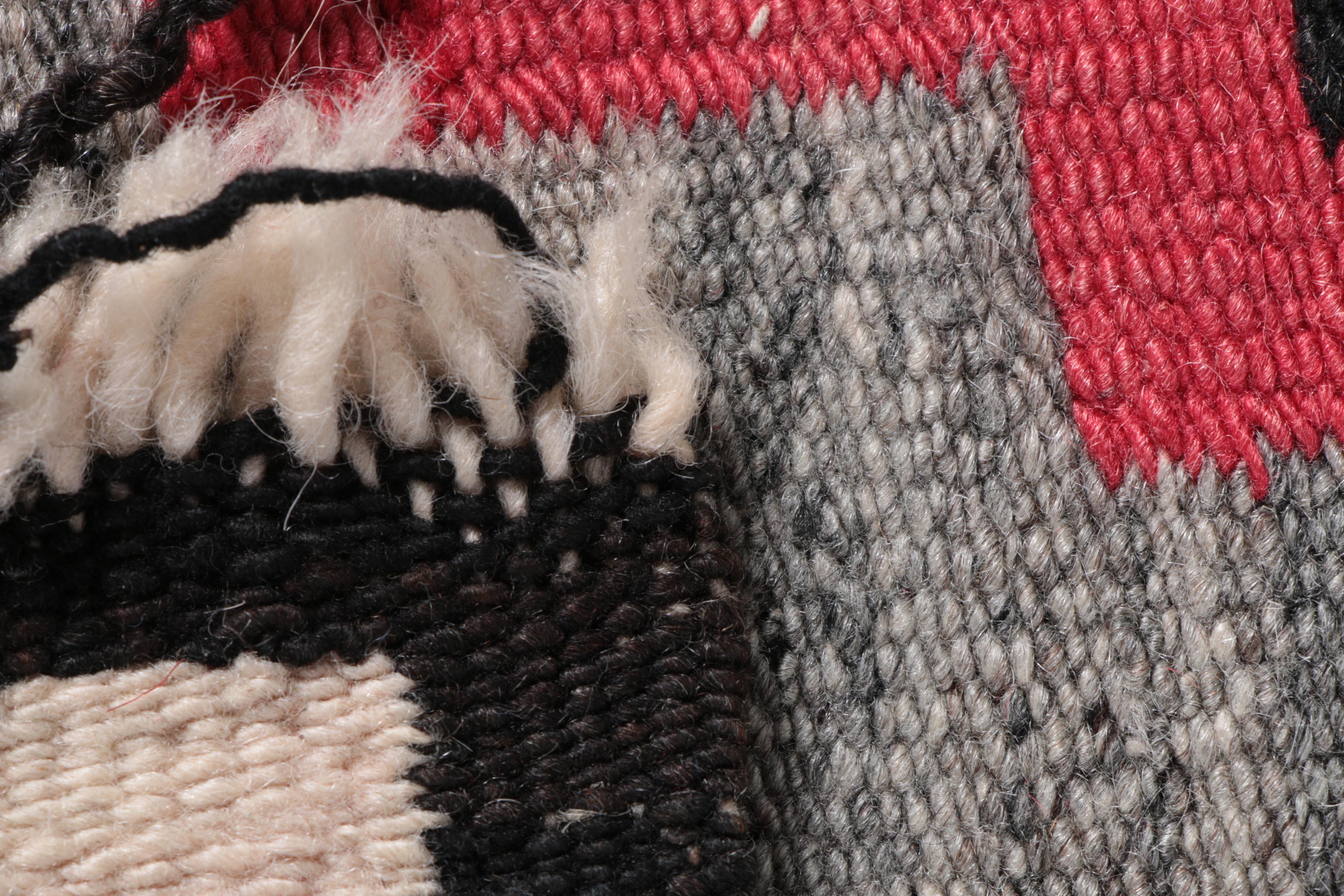 Hand-Knotted Native American- Style Accent Rug