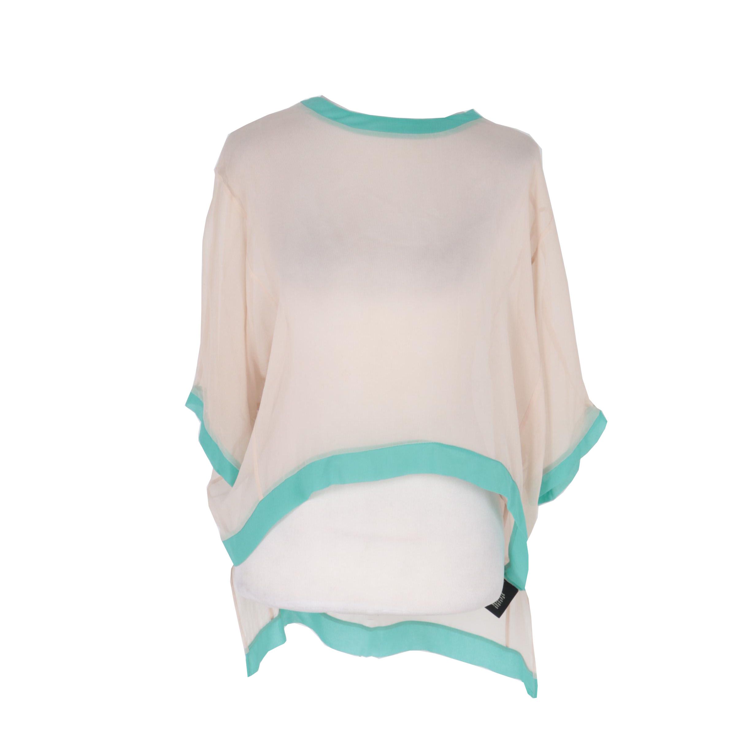 Elizabeth and James Sheer Silk Top