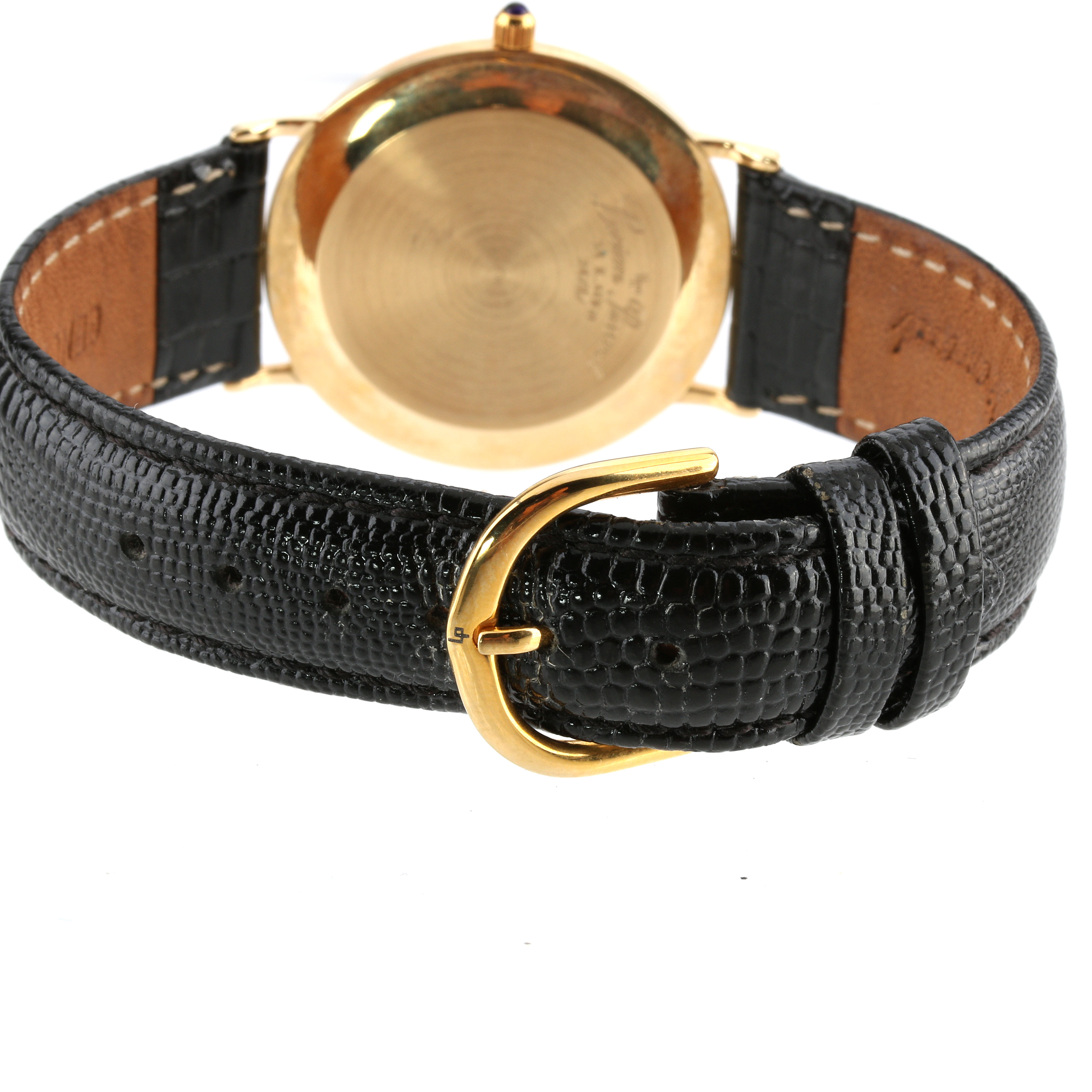 Lucien Picard 14K Yellow Gold Diamond Analog Watch