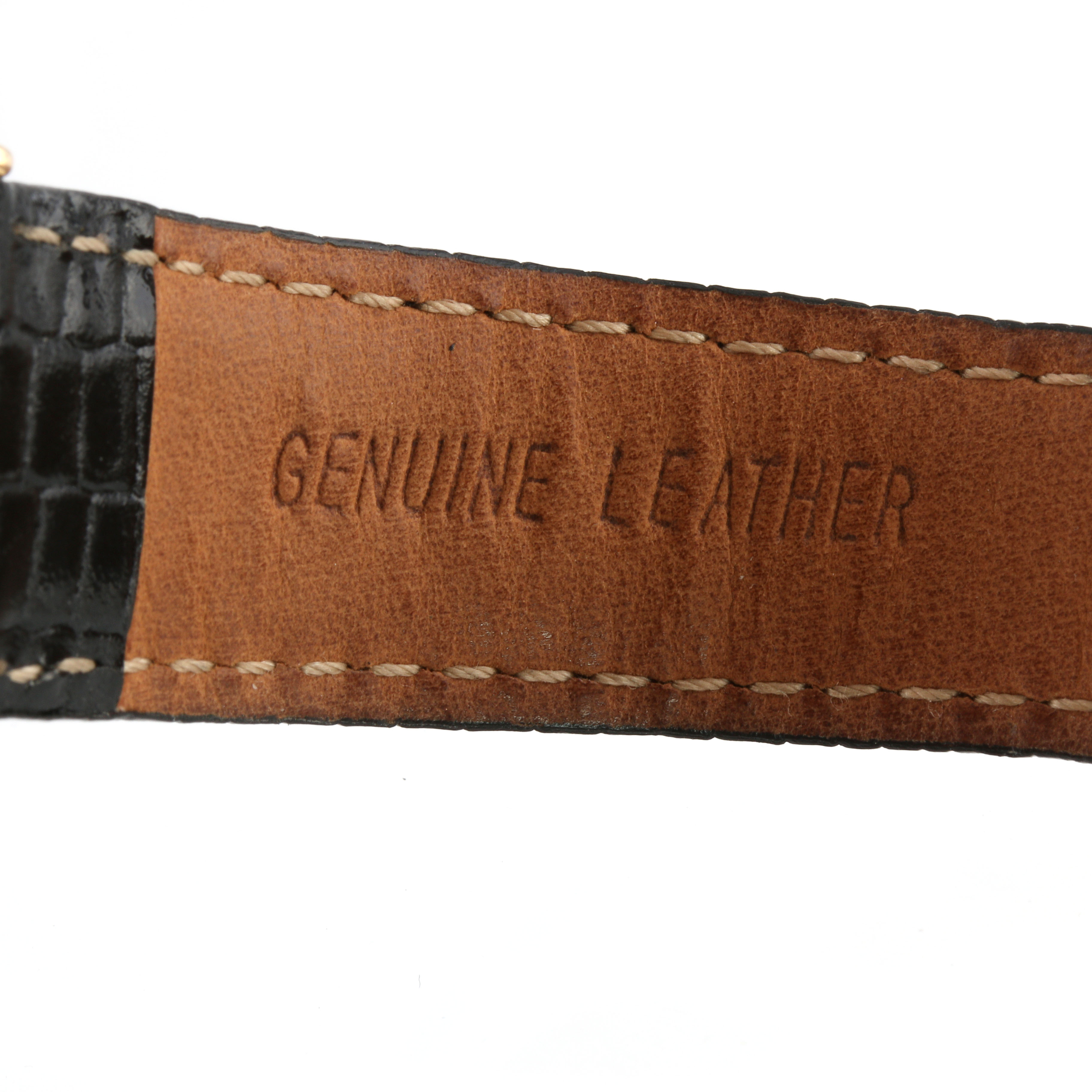 Lucien Picard 14K Yellow Gold Diamond Analog Watch