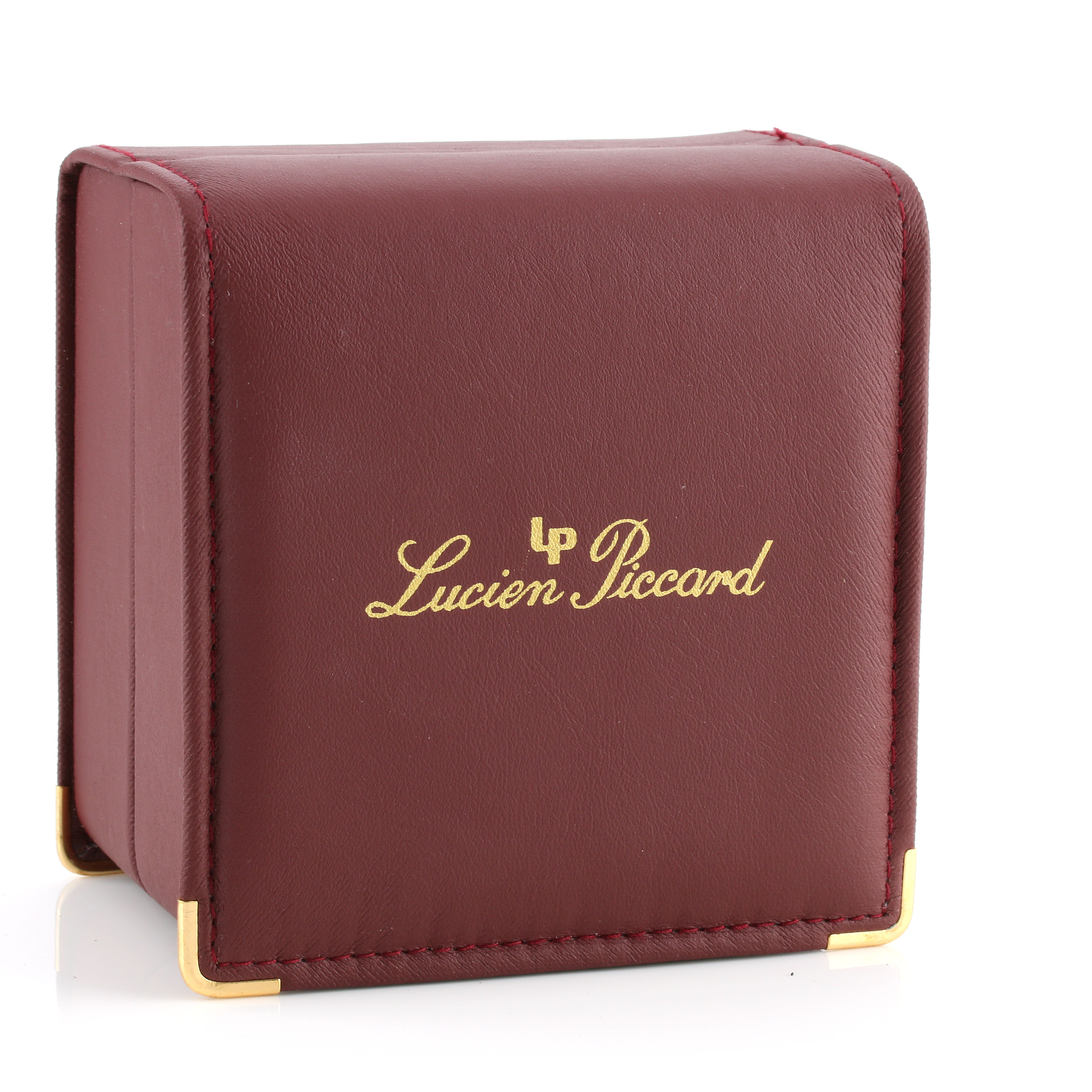 Lucien Picard 14K Yellow Gold Diamond Analog Watch