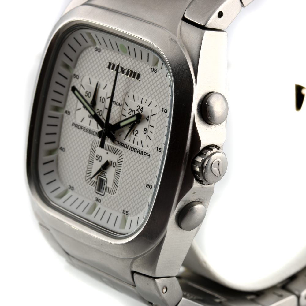 Nixon Professional Chronograph Stainless Steel Watch
