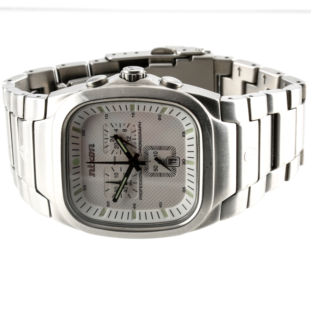 Nixon Professional Chronograph Stainless Steel Watch