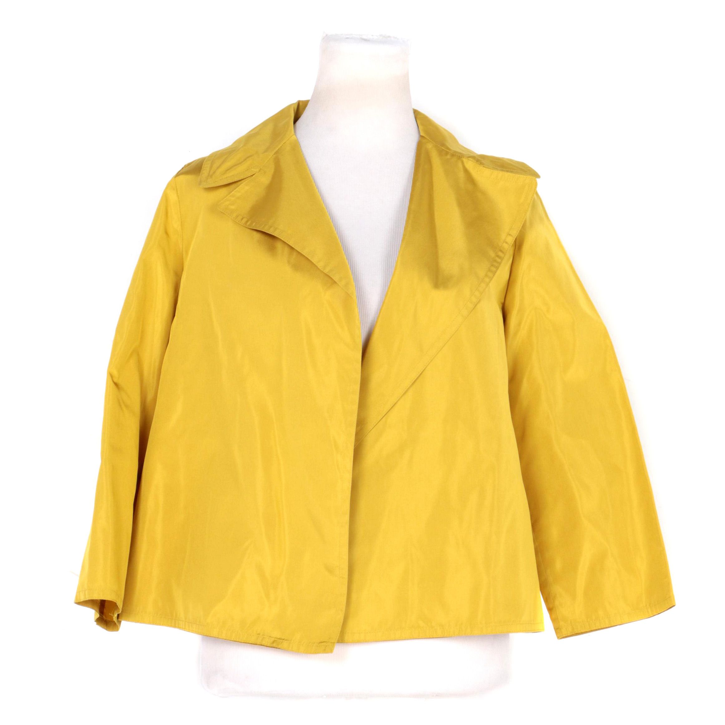 Dušan Silk Trapeze Jacket