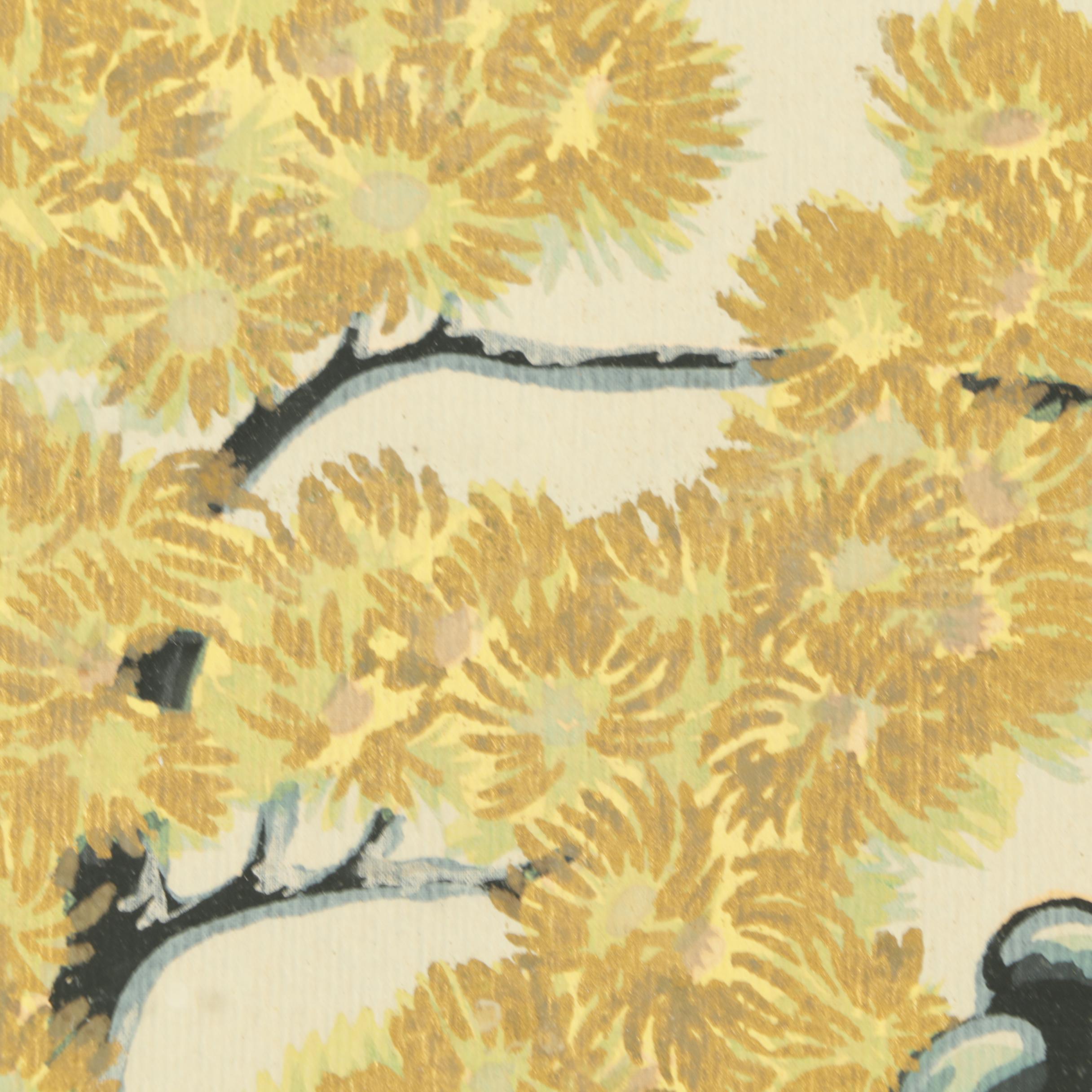 Cibro East Asian-Style Serigraphic Illustrations of Figures