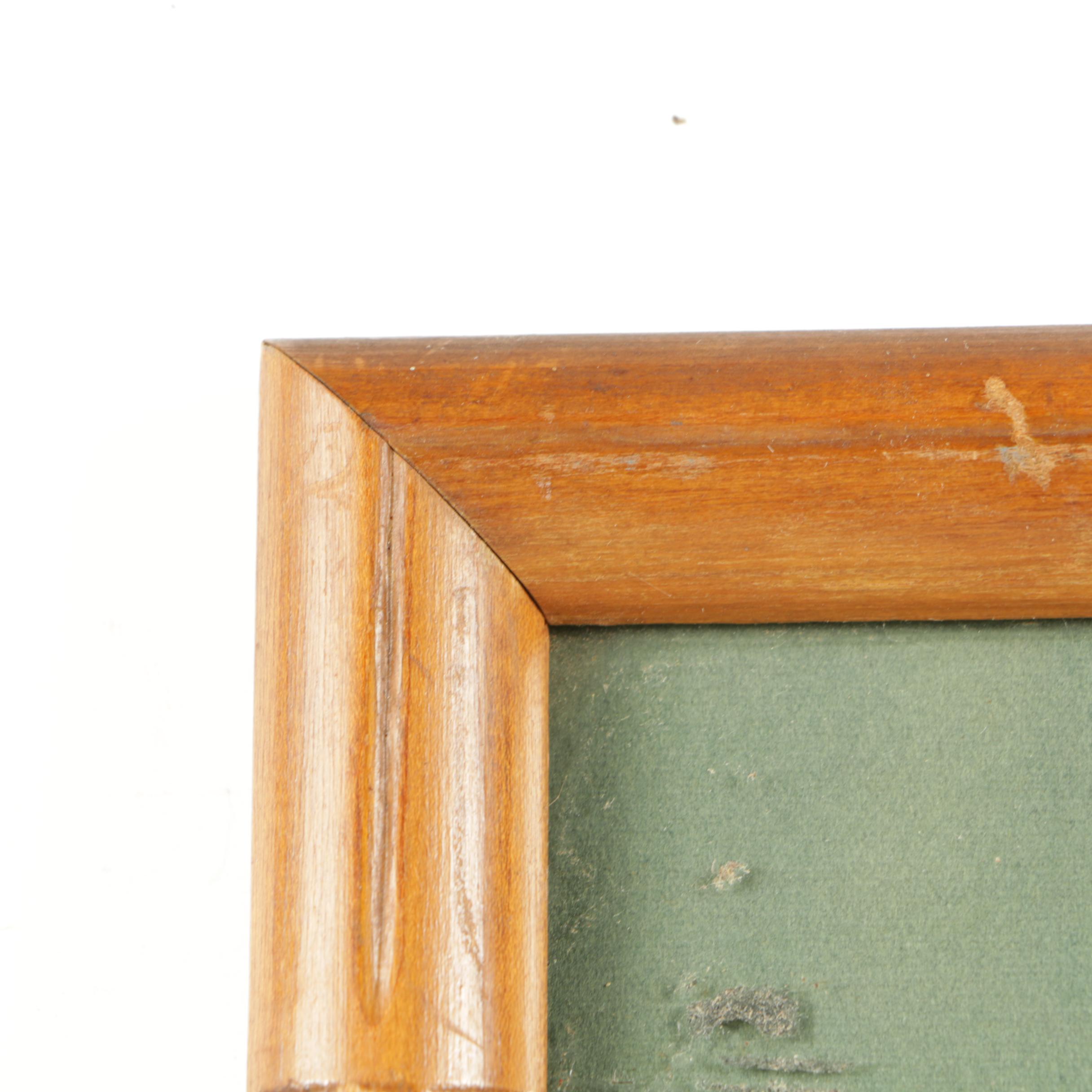 Cibro East Asian-Style Serigraphic Illustrations of Figures