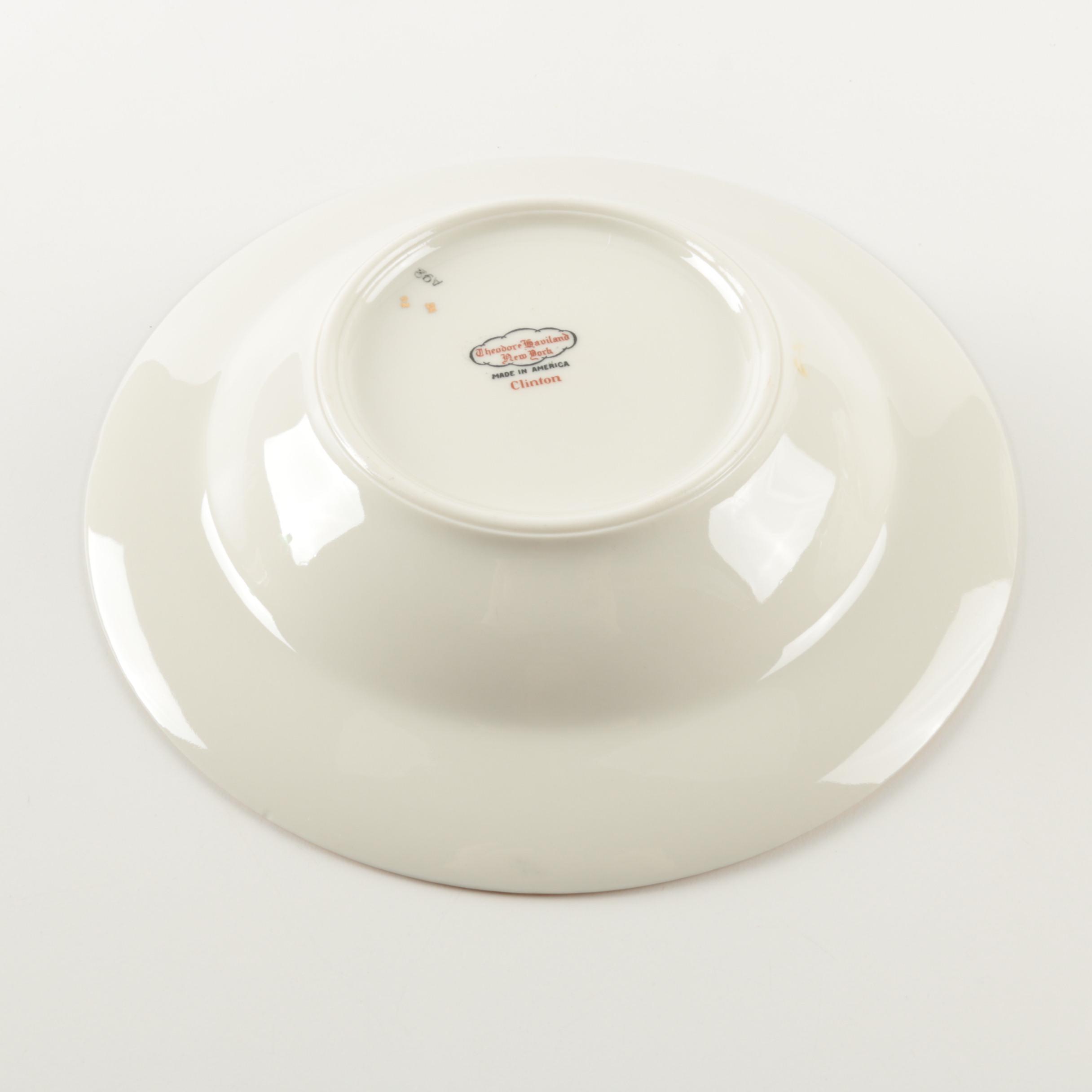 Vintage Theodore Haviland "Clinton" Porcelain Dinner Service