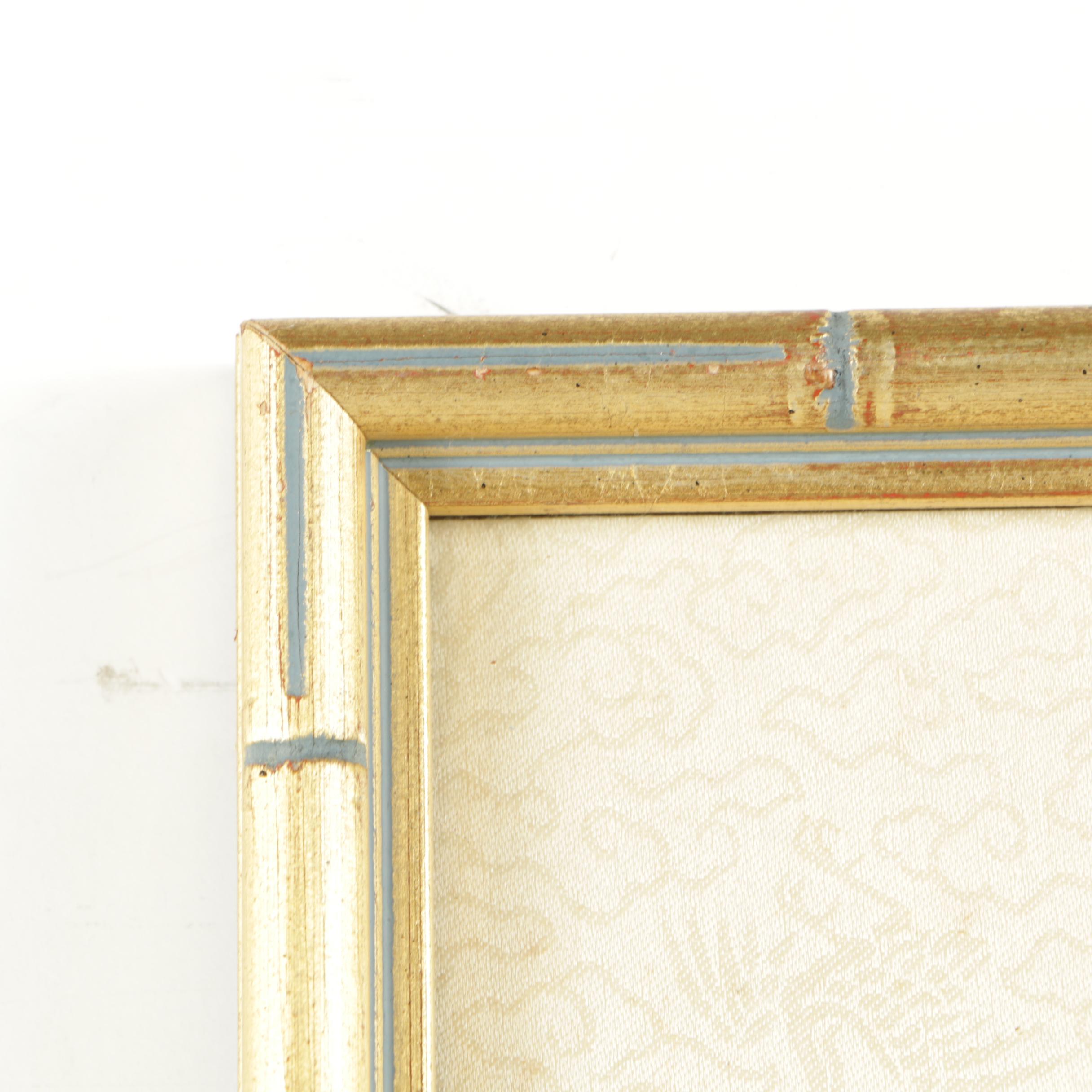 East Asian Ancestor Portrait Ink Paintings on Silk