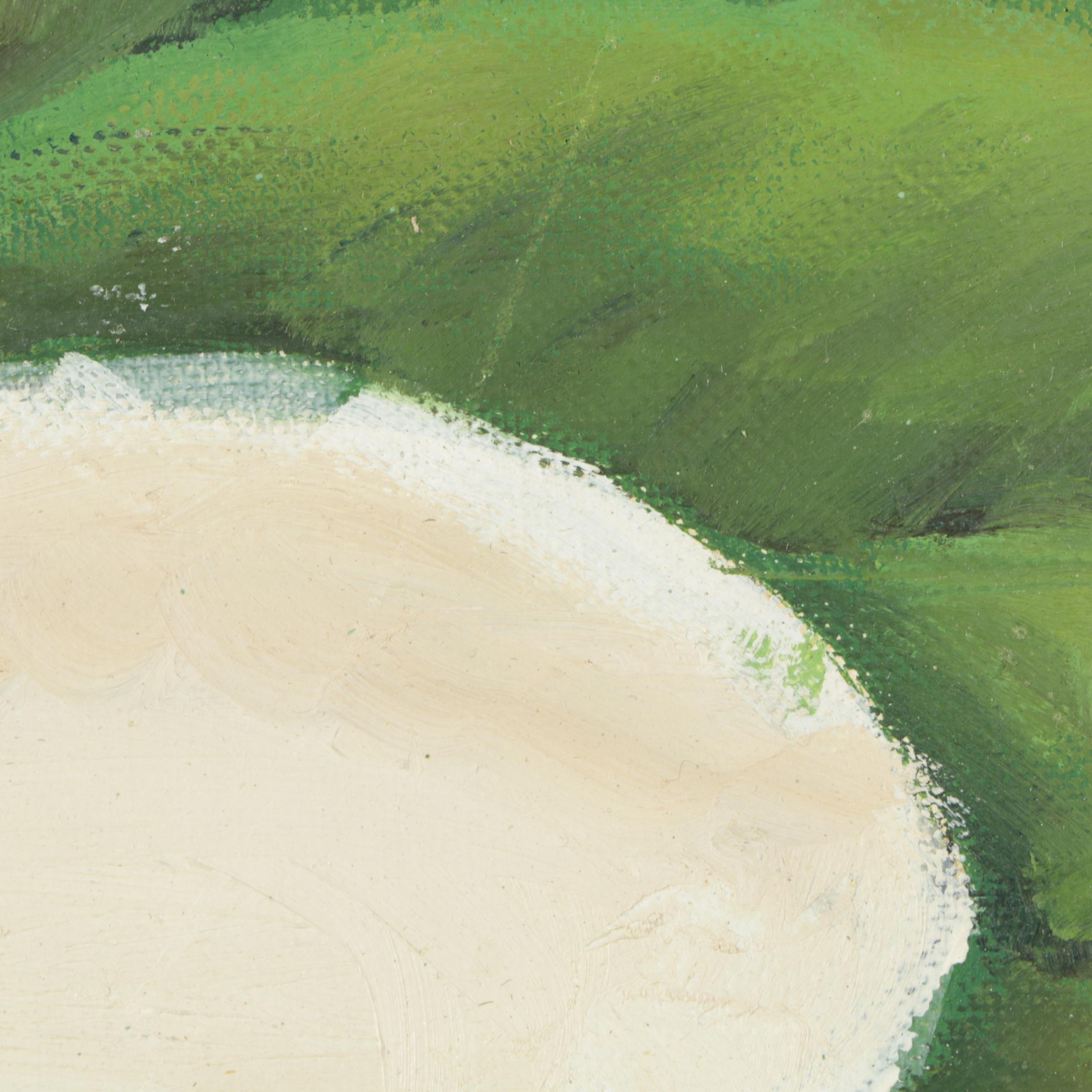 Oil Paintings on Canvas Board of Magnolias