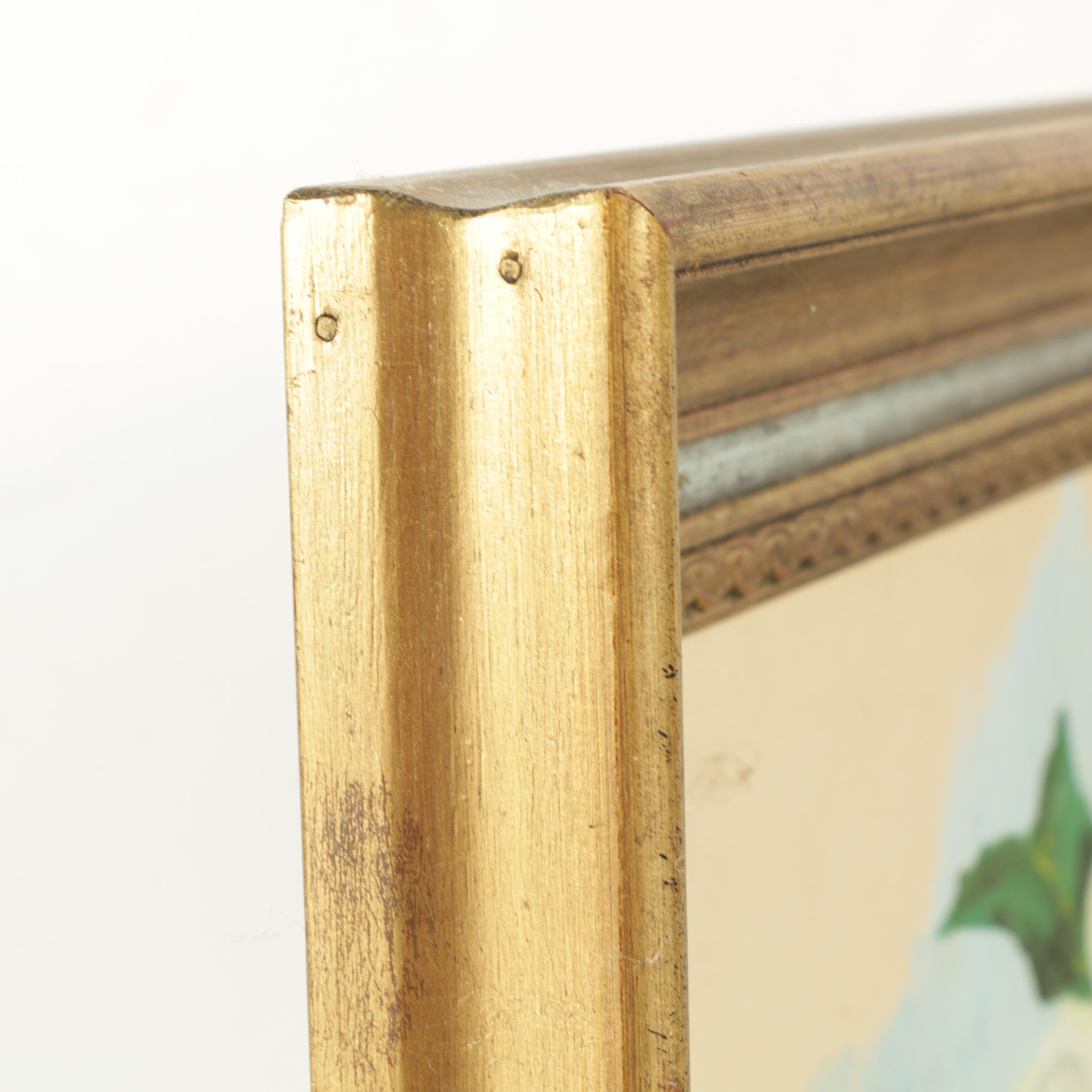 Oil Paintings on Canvas Board of Magnolias