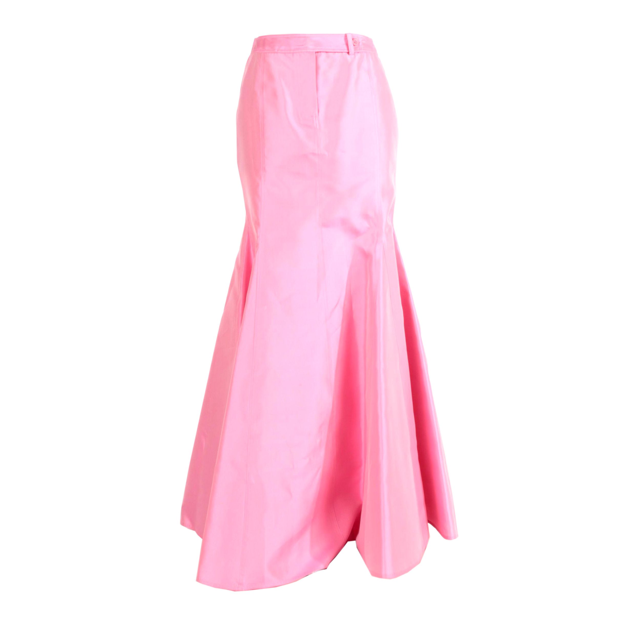Charles Nolan Silk Trumpet Skirt