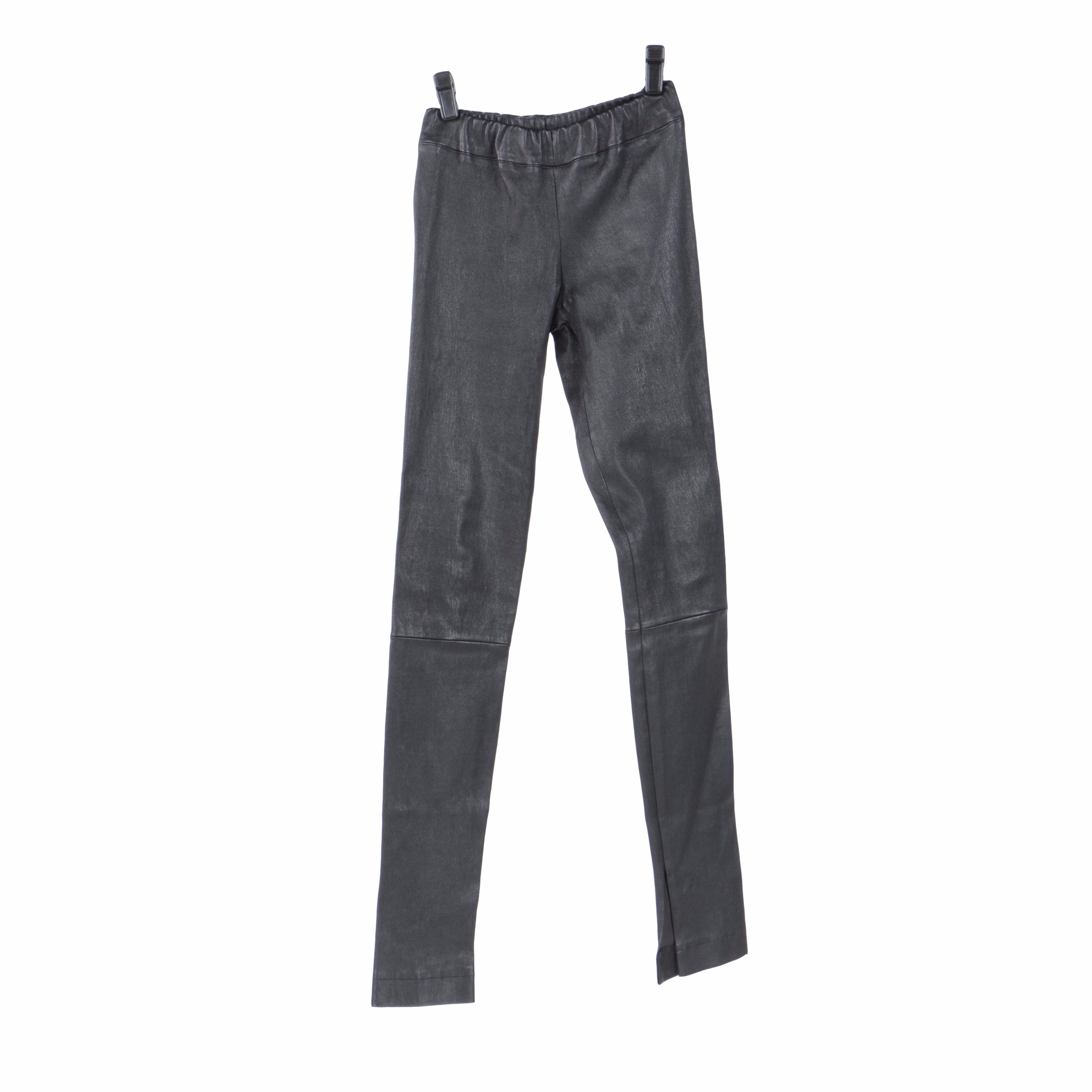 The Row Lambskin Pants