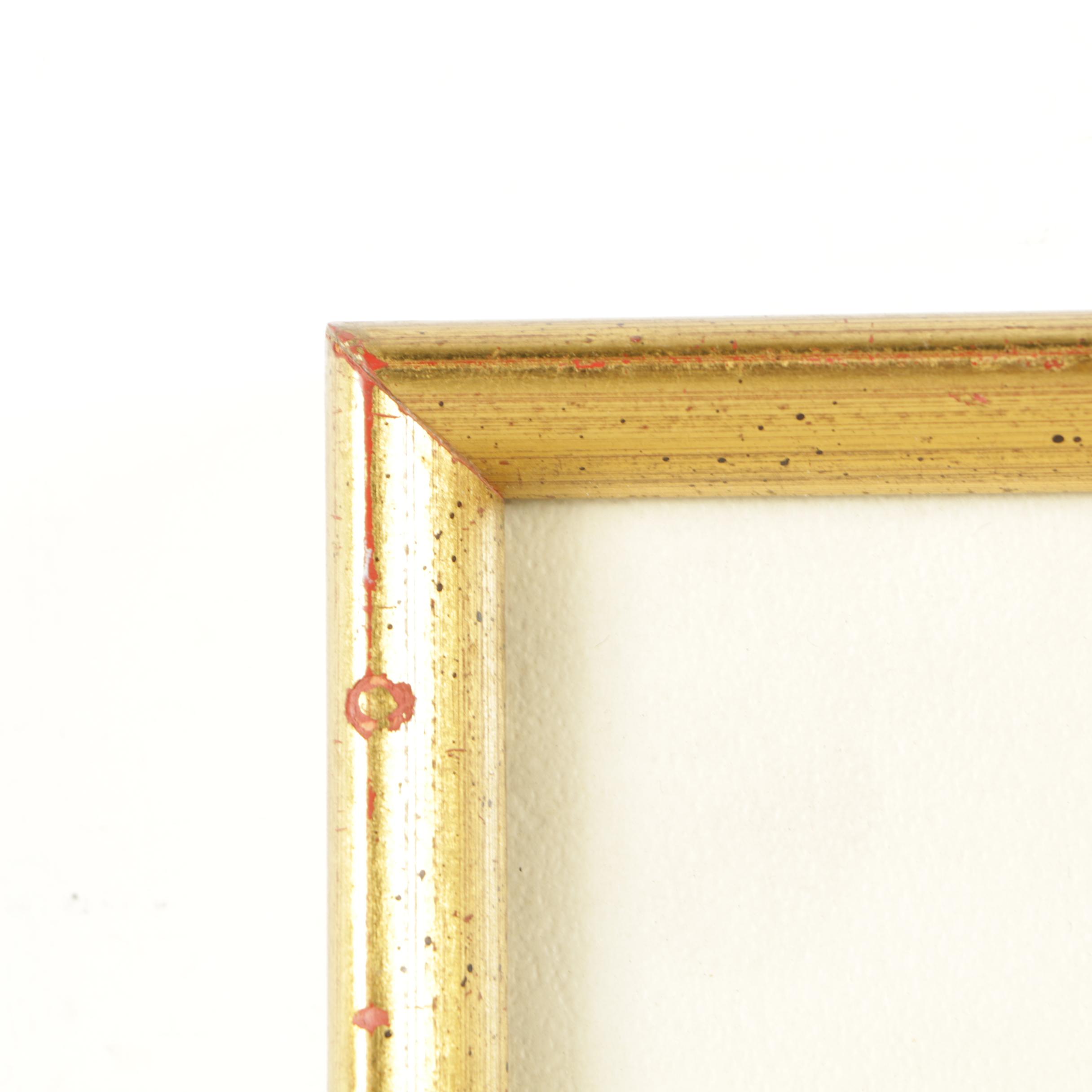 Byron Ward Watercolor Painting of a Landscape "Showers Over The Gulf"