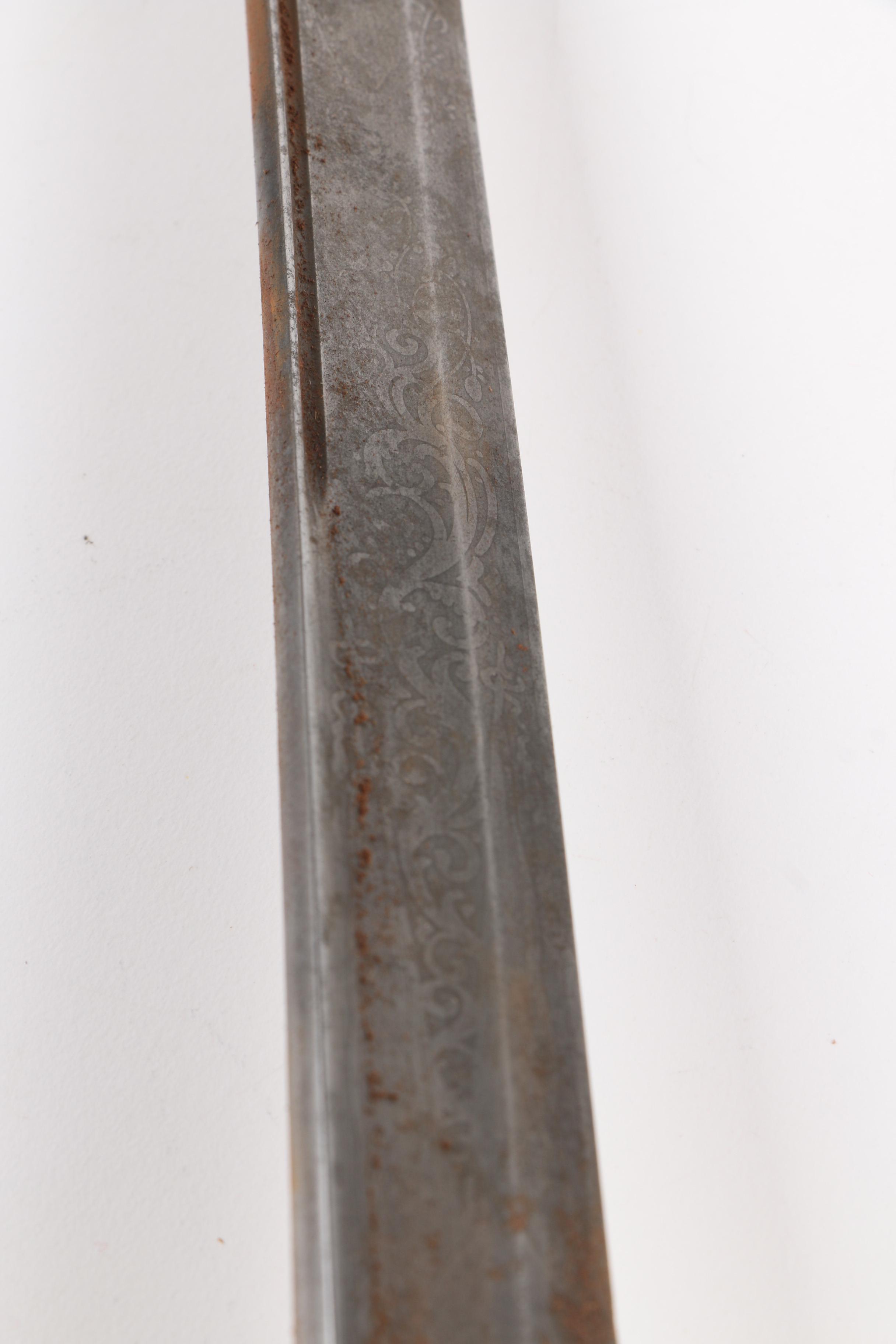 US Foot Officer's Style Sword with Scabbard