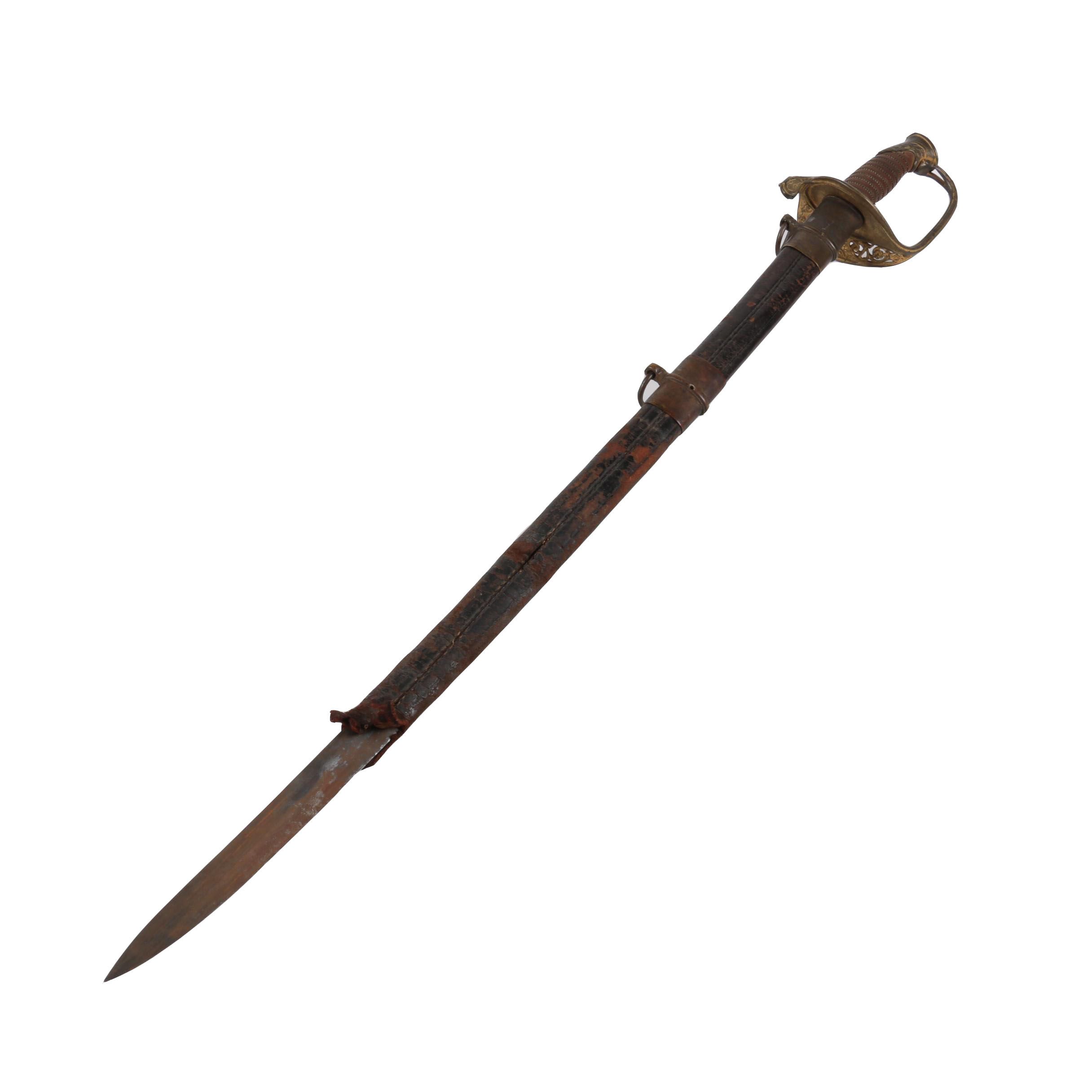 US Foot Officer's Style Sword with Scabbard