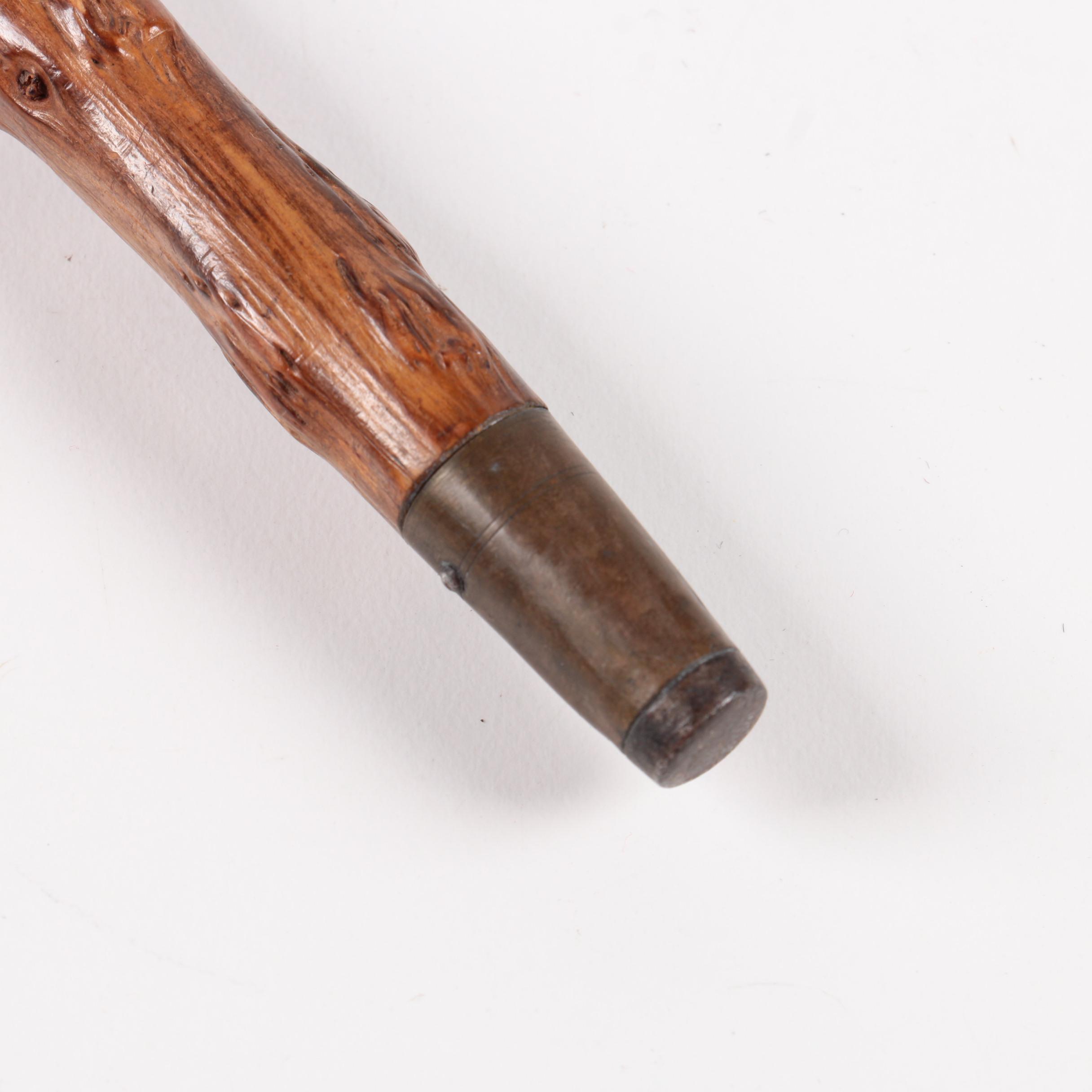 World War I Era Swagger Stick with Birks Sterling Silver Cap