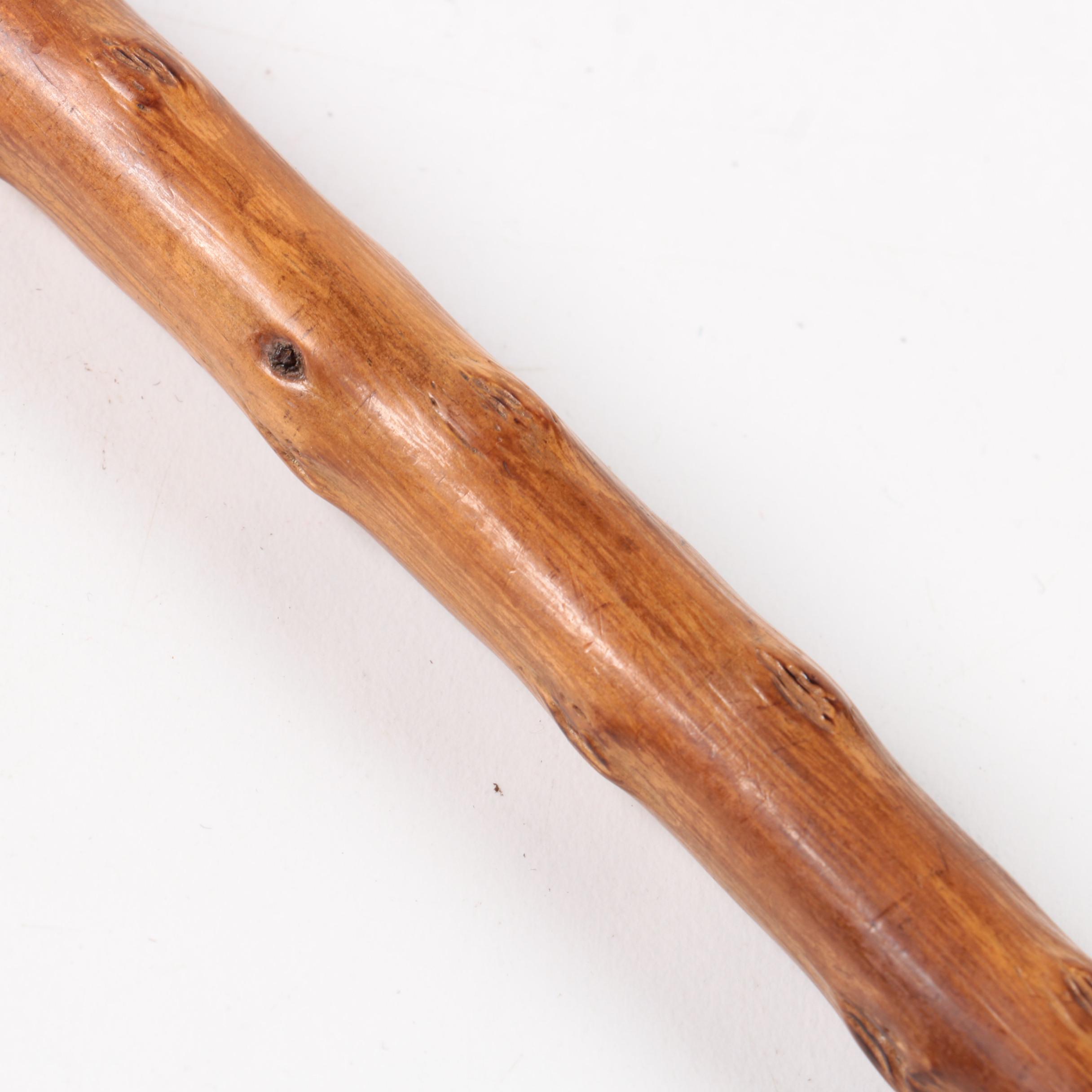 World War I Era Swagger Stick with Birks Sterling Silver Cap