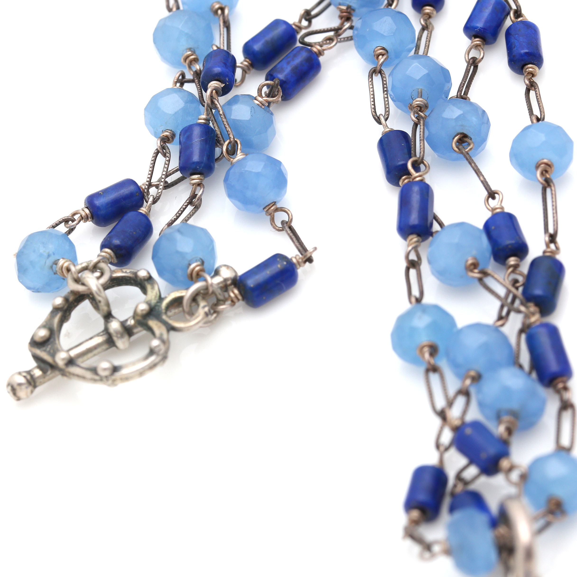 Grouping of Sterling Silver Jewelry Featuring a Beth Orduna Necklace