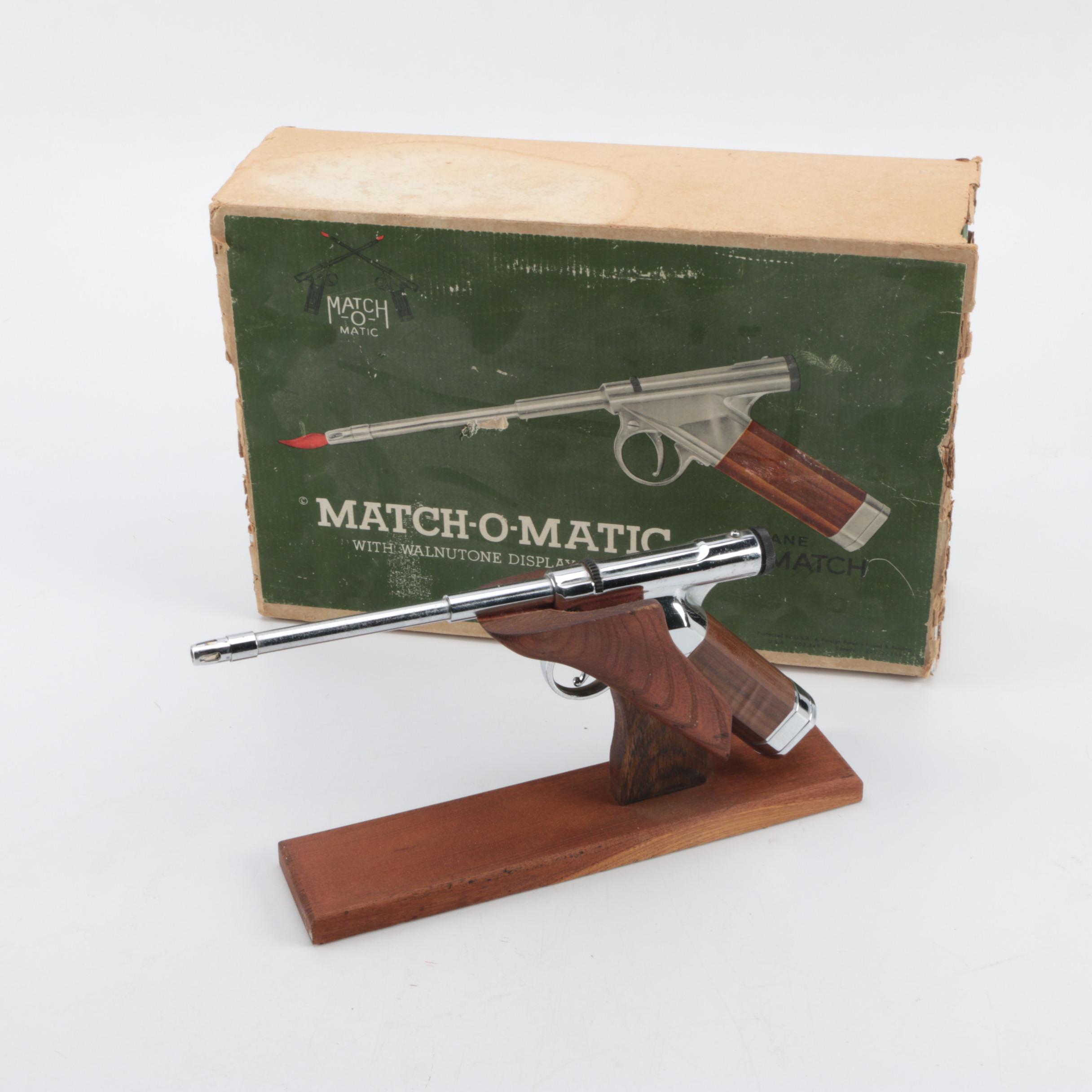 Match-o-Matic Ruger Inspired Pistol Butane Lighter