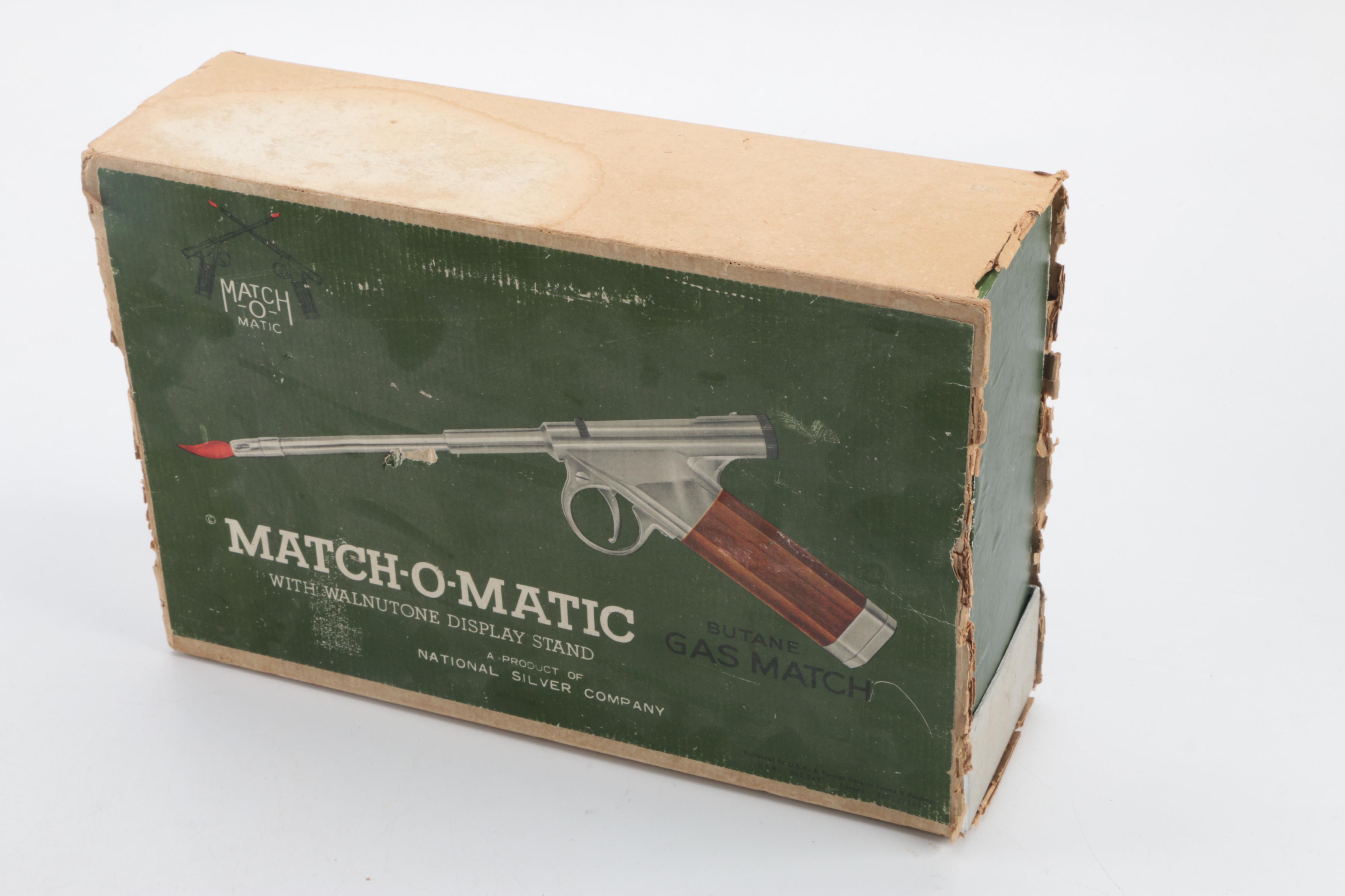 Match-o-Matic Ruger Inspired Pistol Butane Lighter